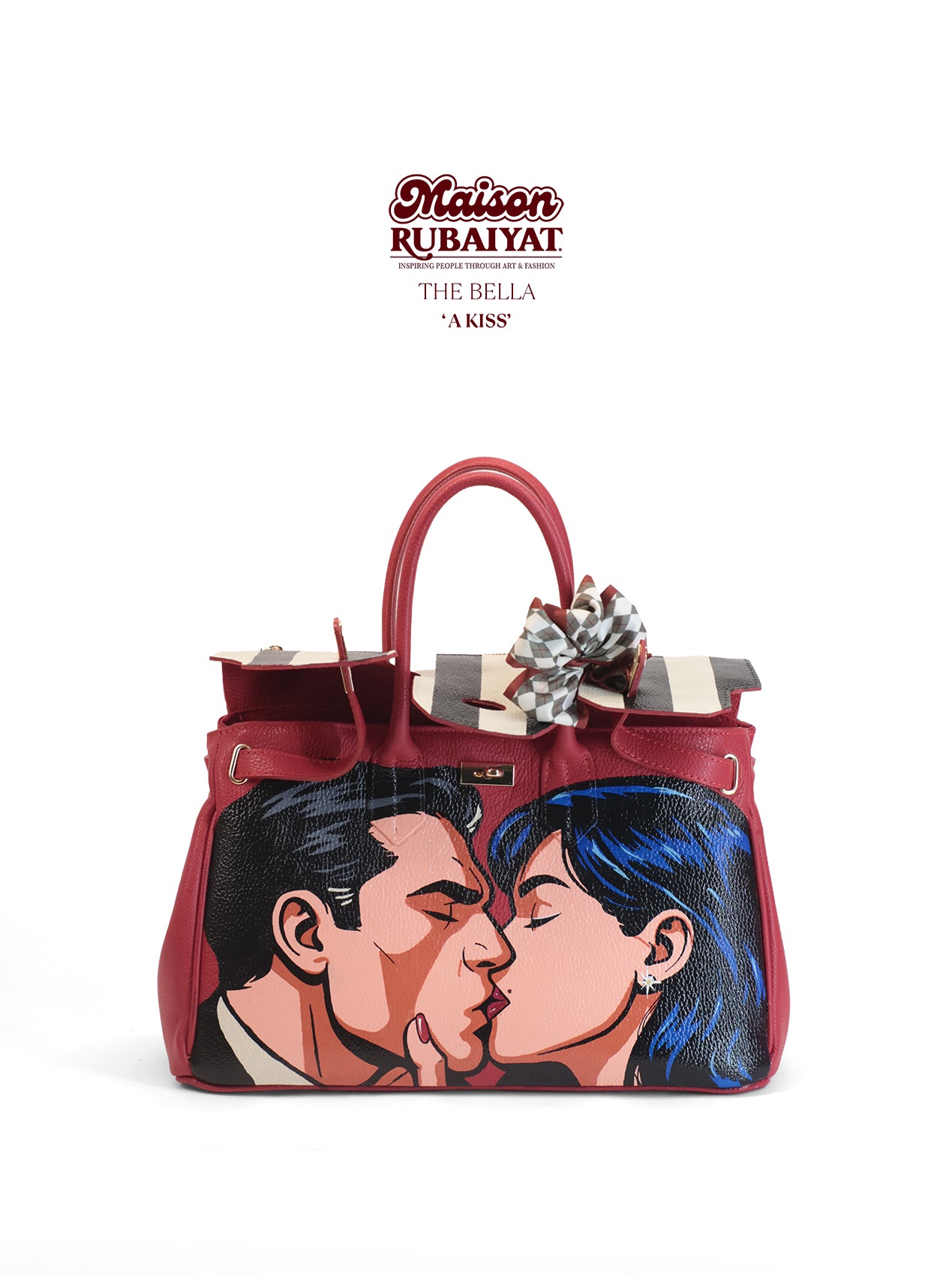Limited Edition 1/1 - Artbag The Bella - 'A Kiss'