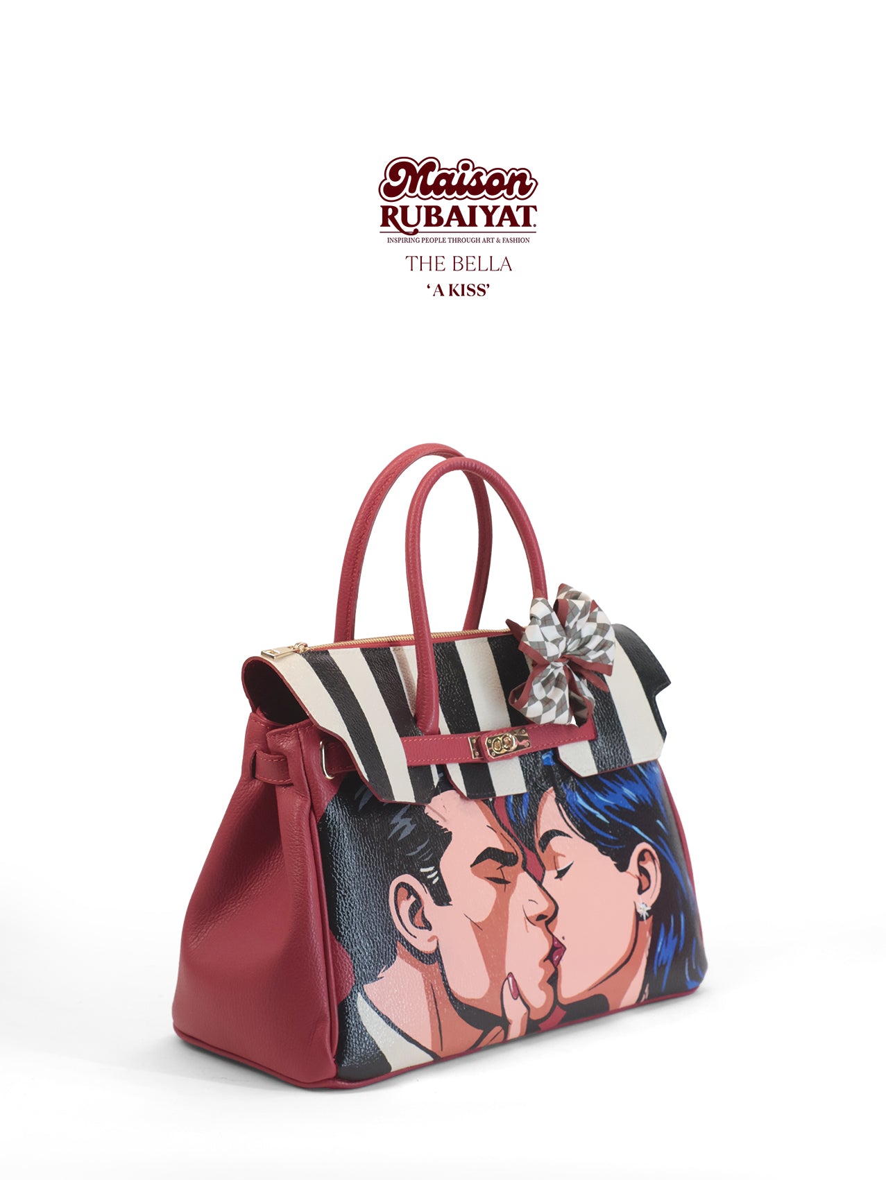 Limited Edition 1/1 - Artbag The Bella - 'A Kiss'