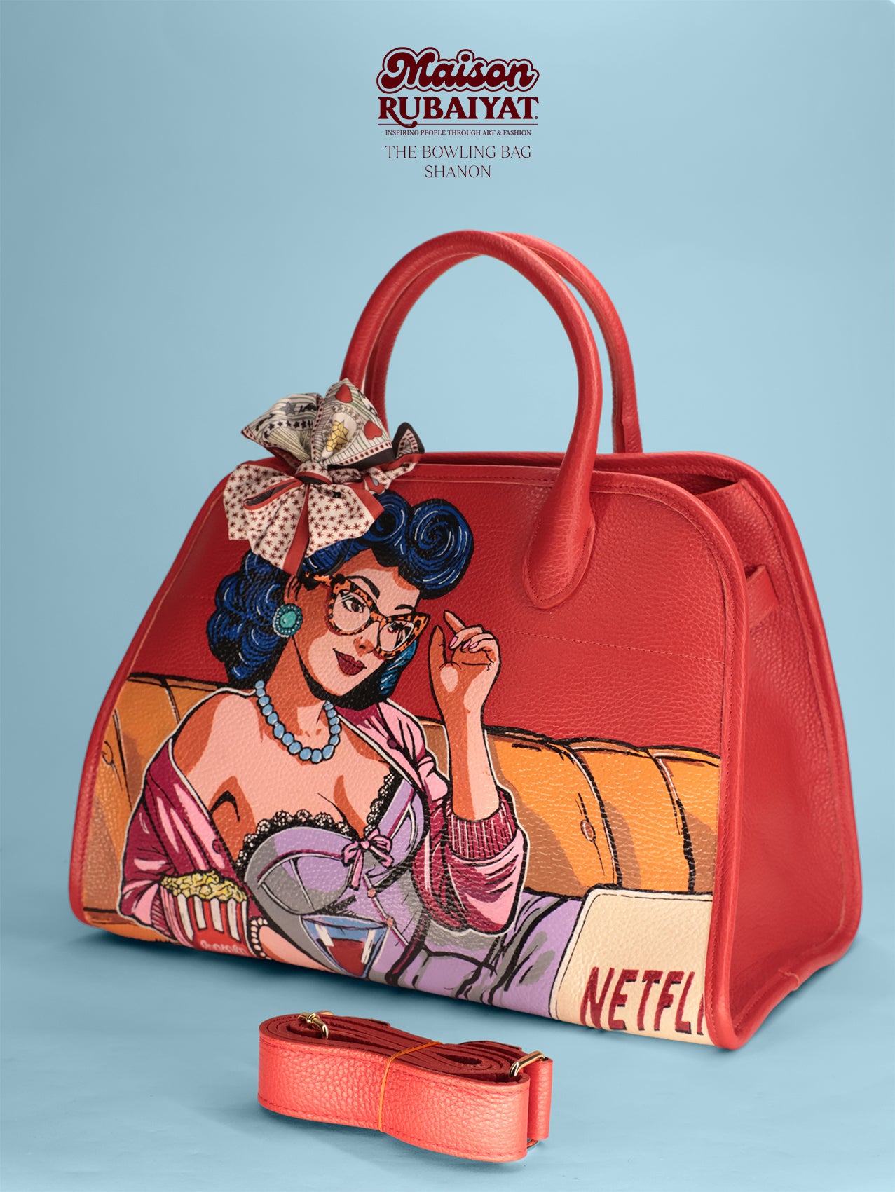 Limited Edition 1/1 - Artbag The Bowling Bag - 'Shanon'