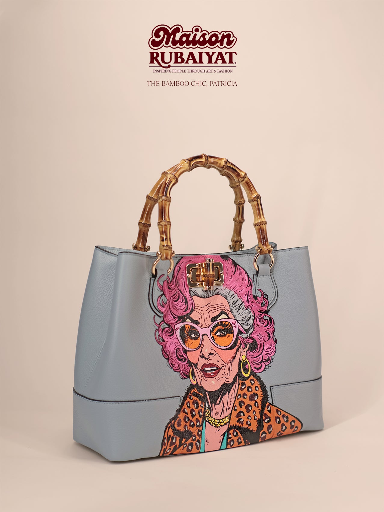 Limited Edition 1/1 – Custom Artbag - 'Patricia'