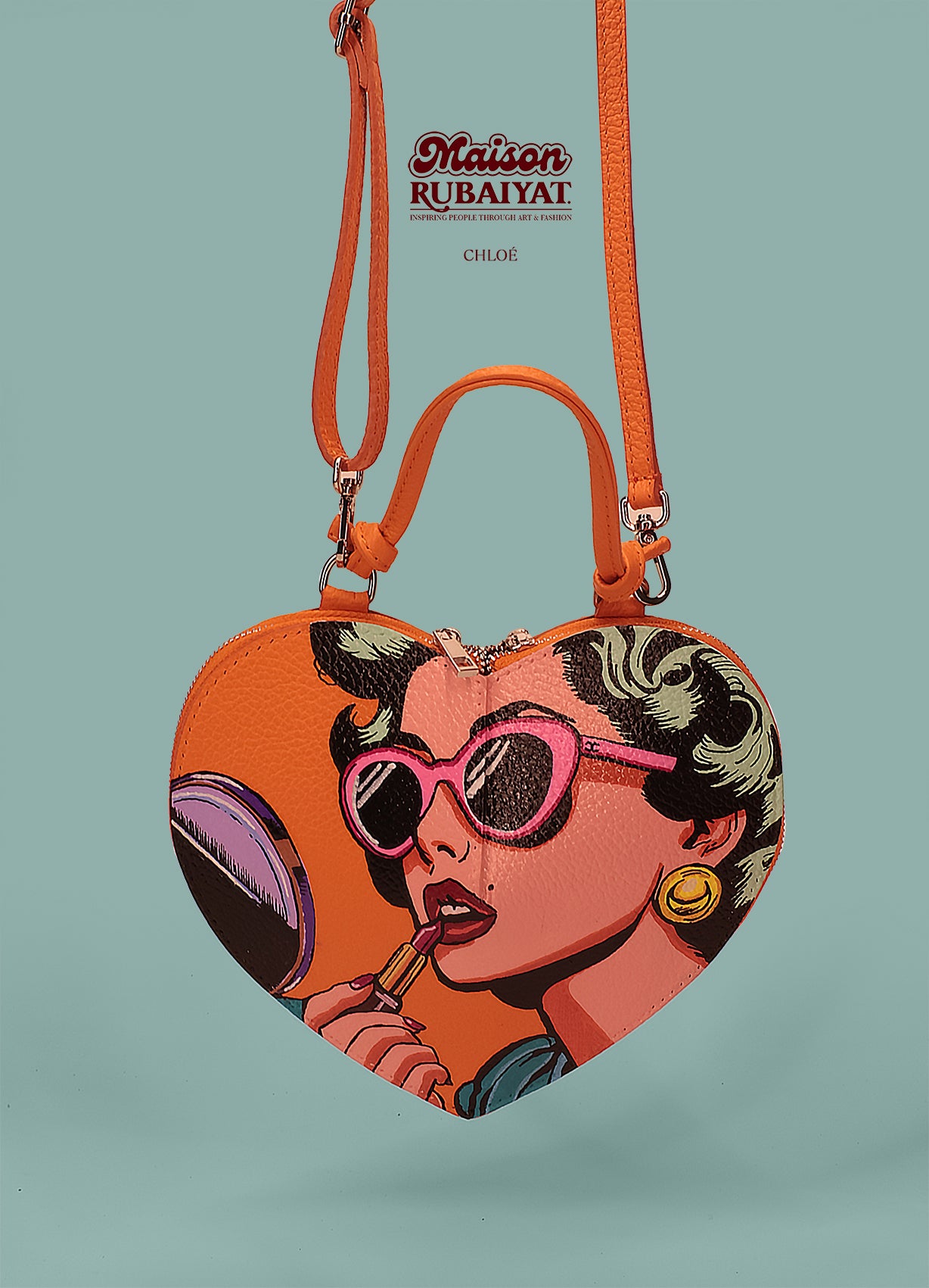 Limited Edition 1/1 - Artbag The Heart Bag - 'Chloé'