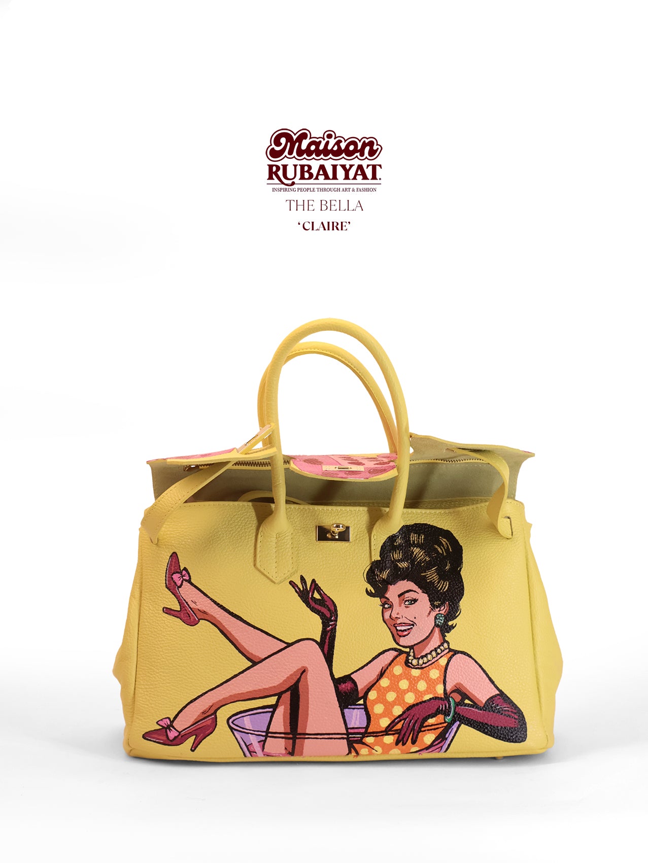 Limited Edition 1/1 - Artbag The Bella - 'Claire'