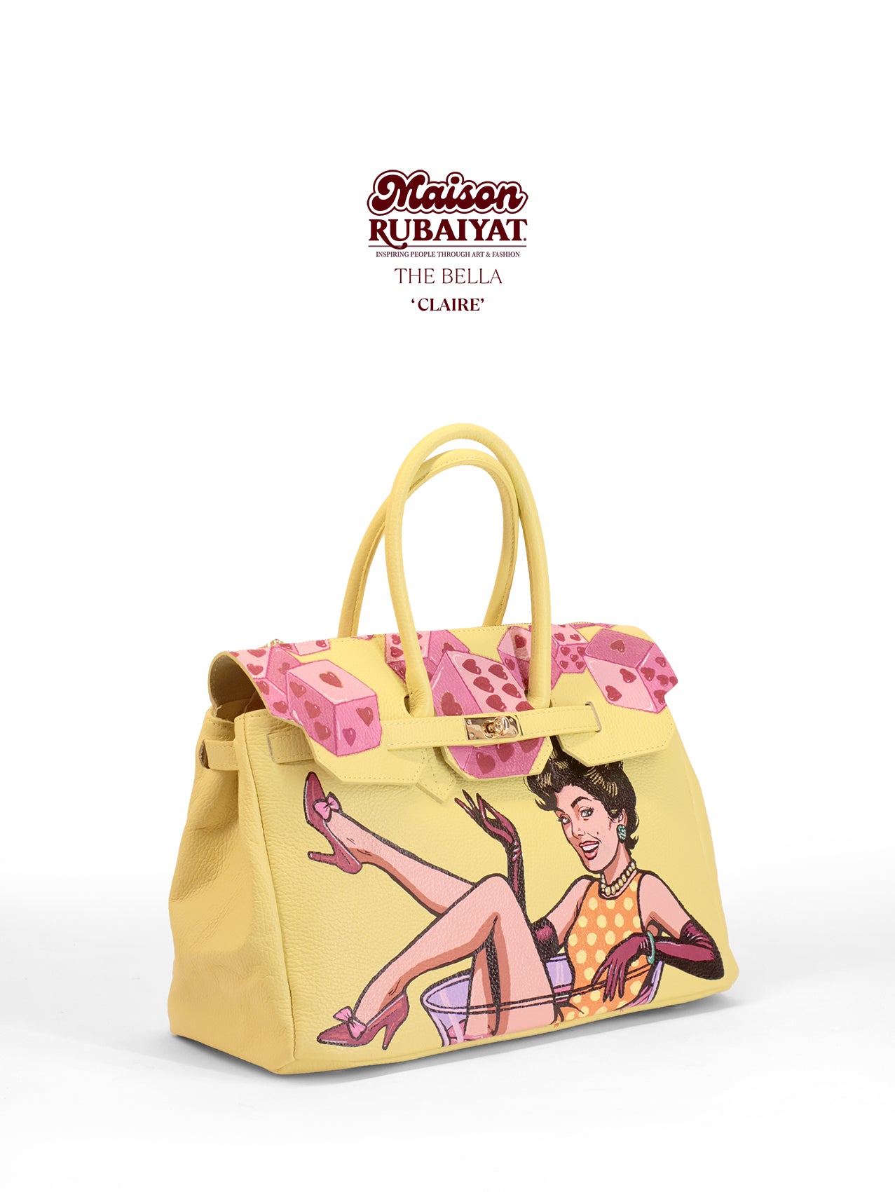Limited Edition 1/1 - Artbag The Bella - 'Claire'