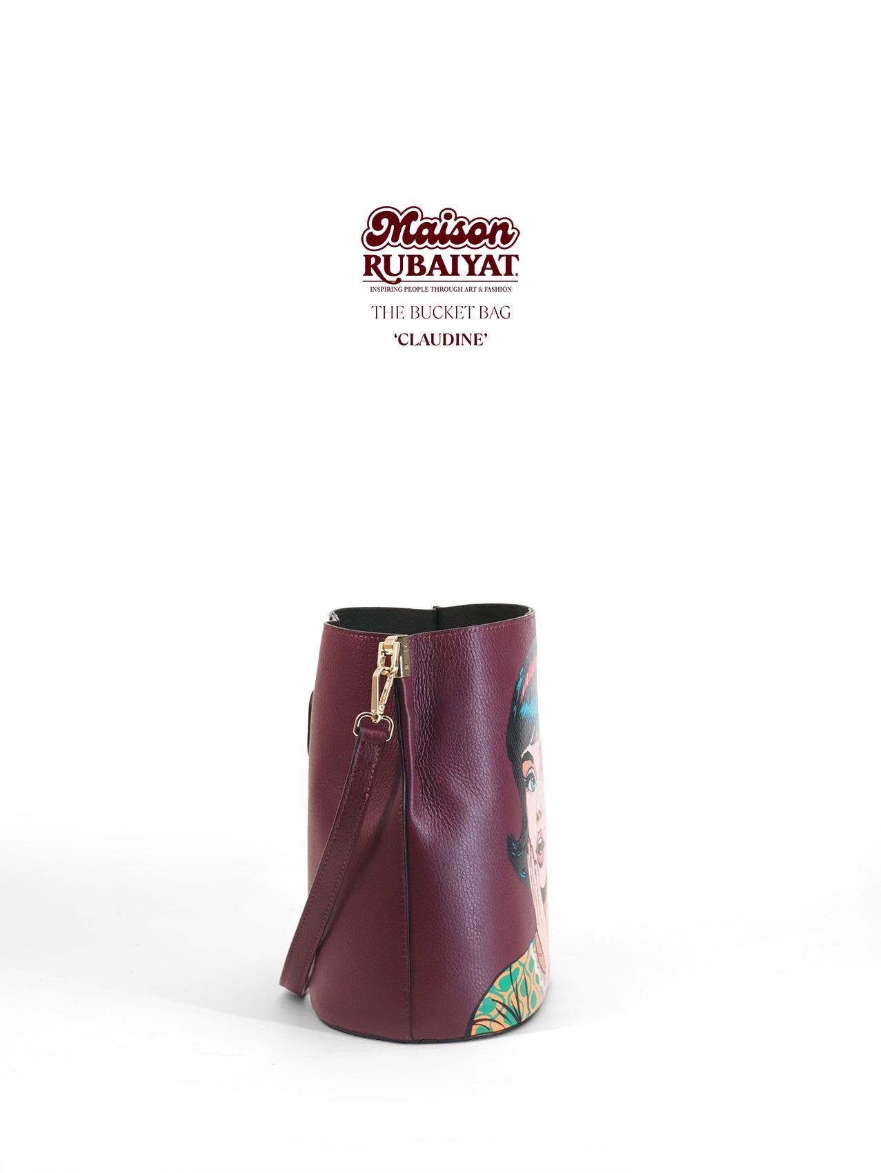 Limited Edition 1/1 - Artbag The Bucket Bag- 'Claudine'