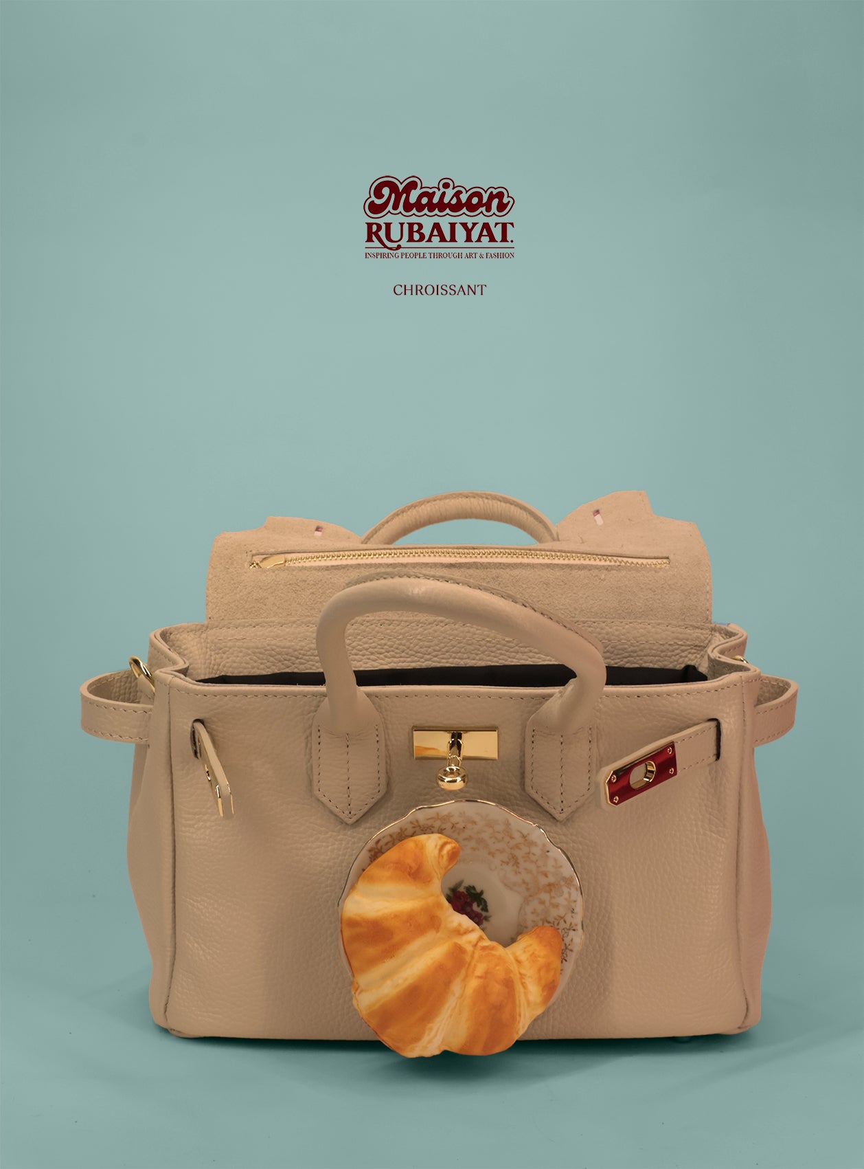 Limited Edition 1/1 - Artbag The Little Bella - 'Croissant'