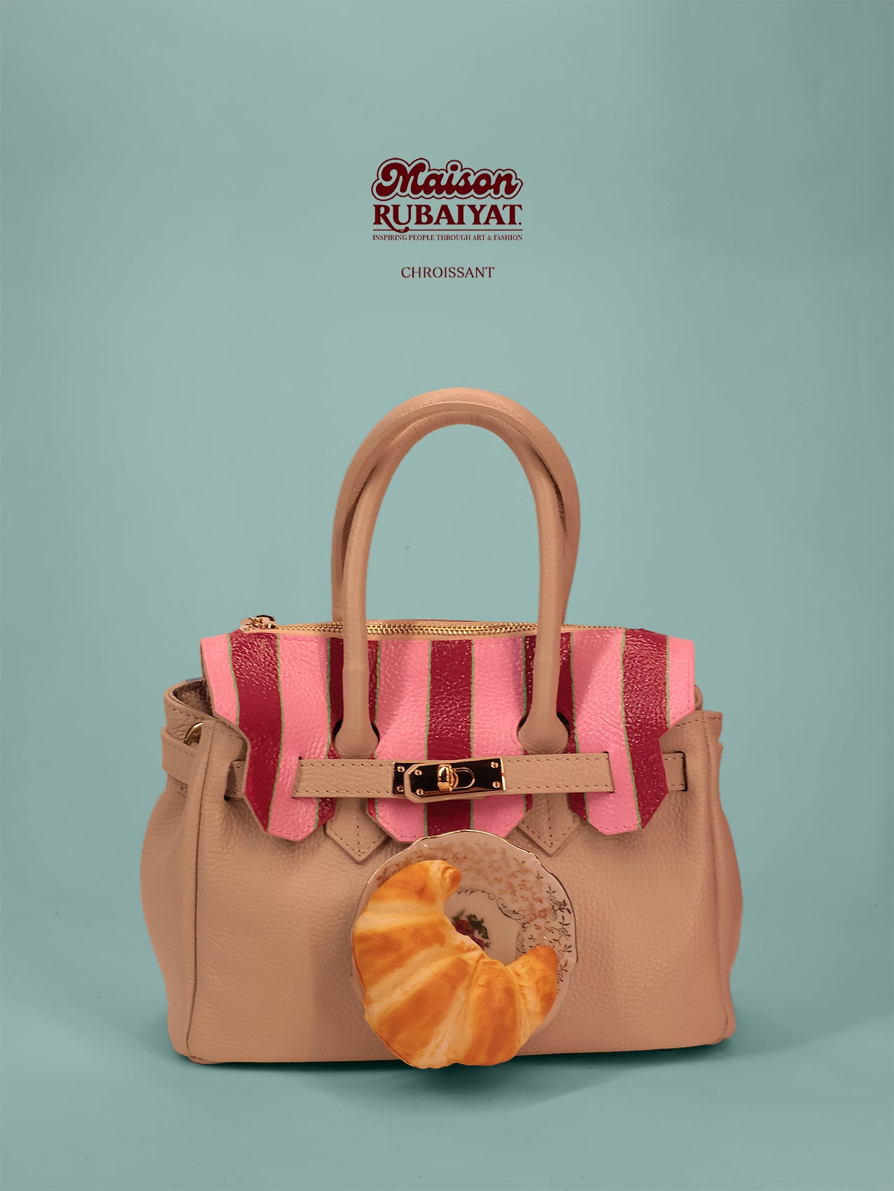 Limited Edition 1/1 - Artbag The Little Bella - 'Croissant'