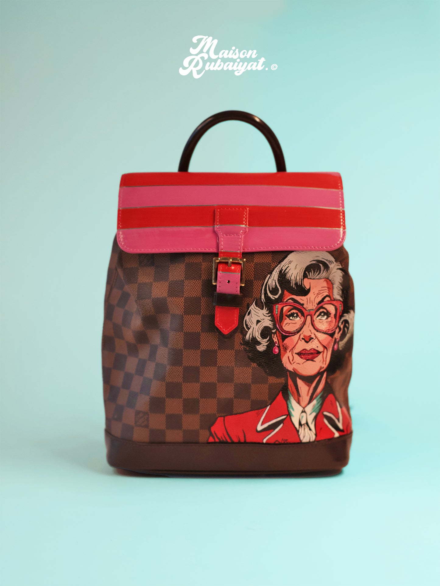 Limited Edition Louis Vuitton Damier Ebene Soho Backpack โ Statige en tijdloze luxe