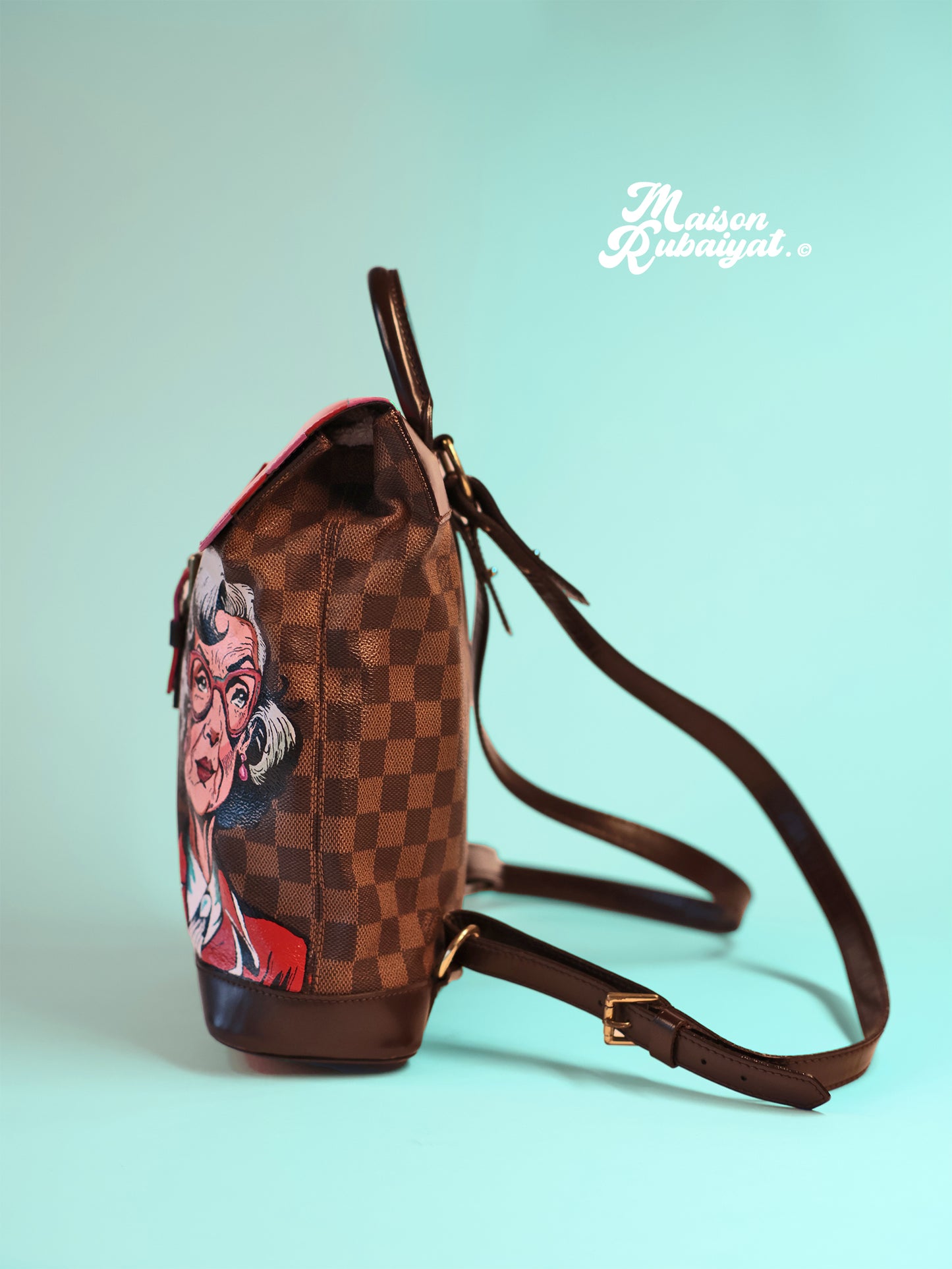 Limited Edition Louis Vuitton Damier Ebene Soho Backpack โ Statige en tijdloze luxe