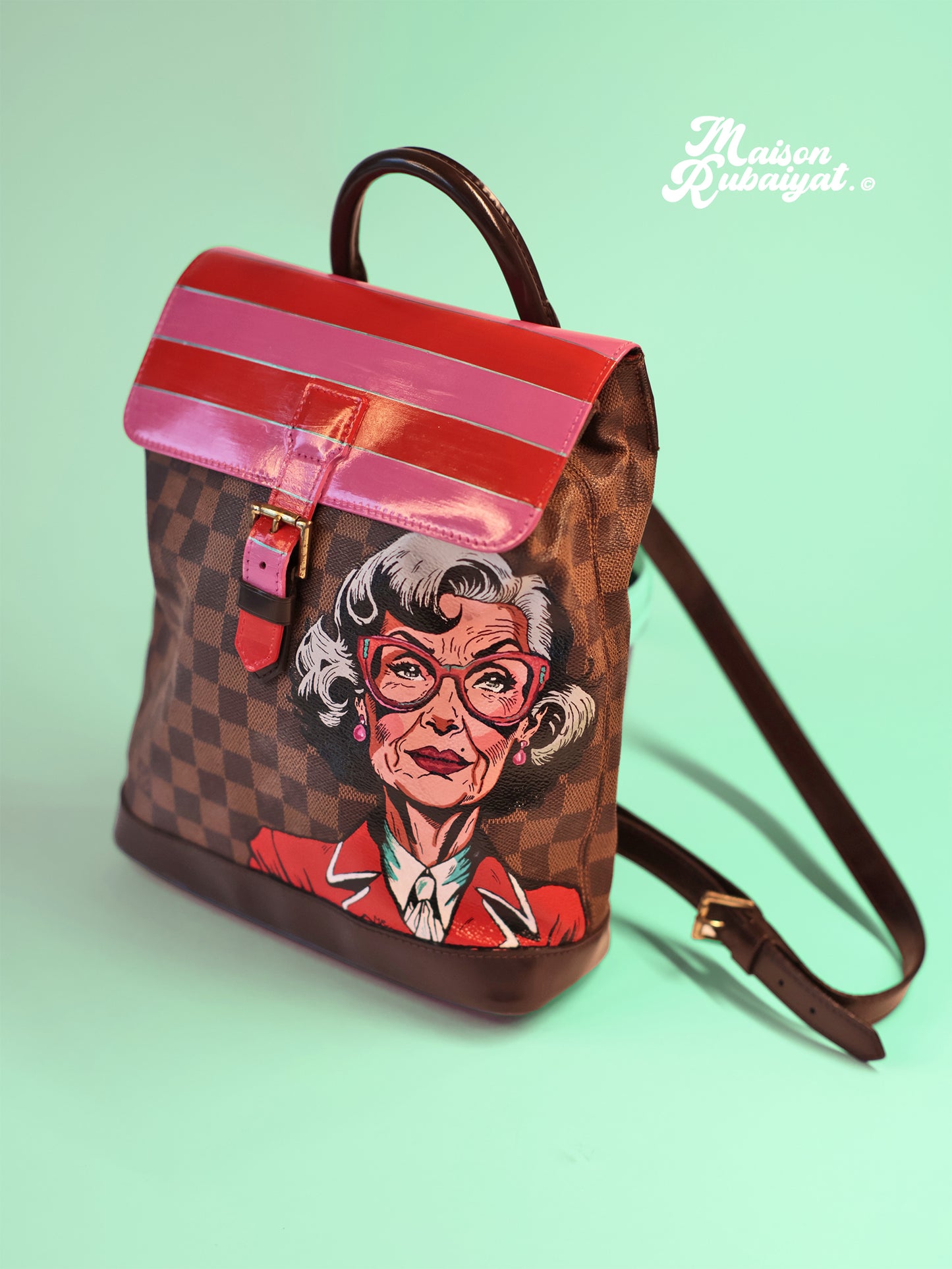 Limited Edition Louis Vuitton Damier Ebene Soho Backpack โ Statige en tijdloze luxe