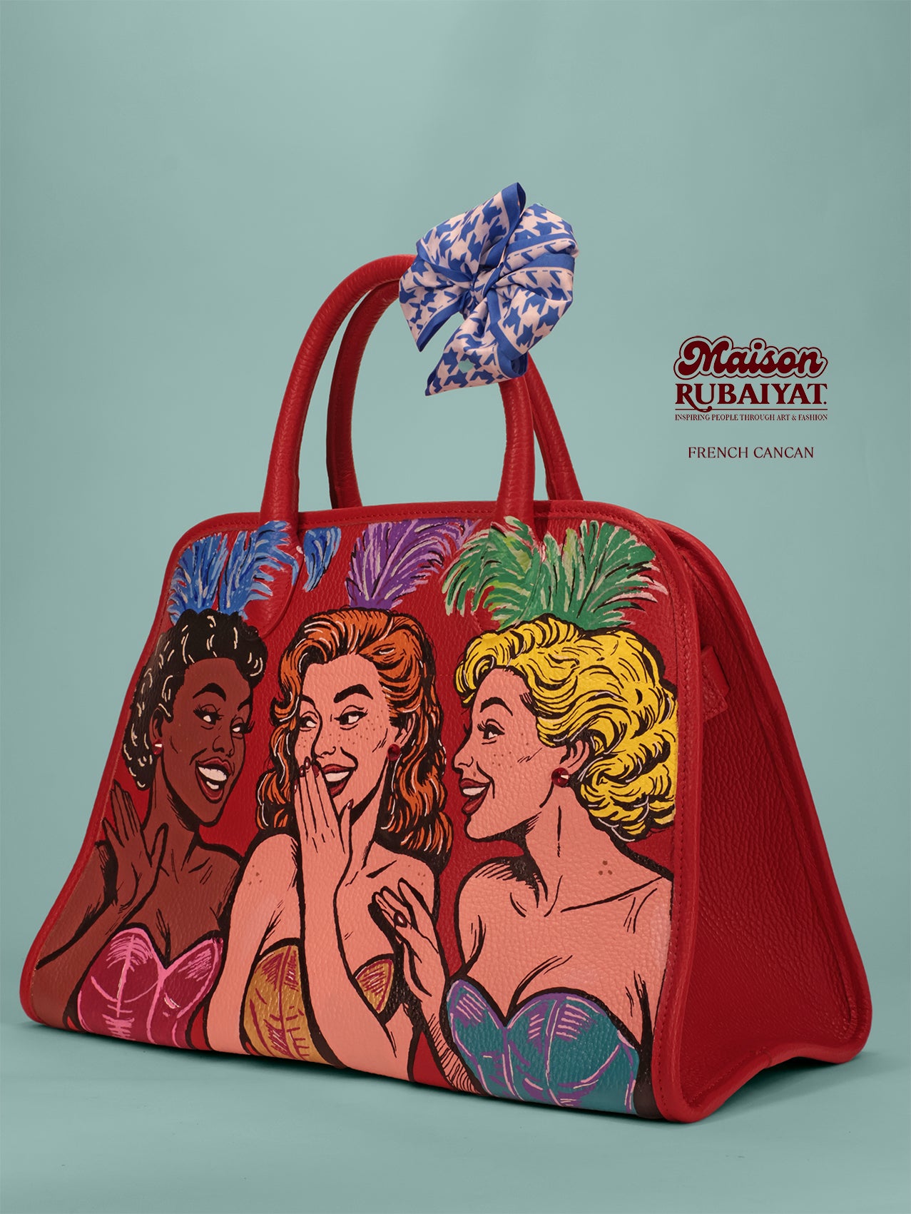 Limited Edition 1/1 - Artbag The Bowling Bag - 'French Cancan'