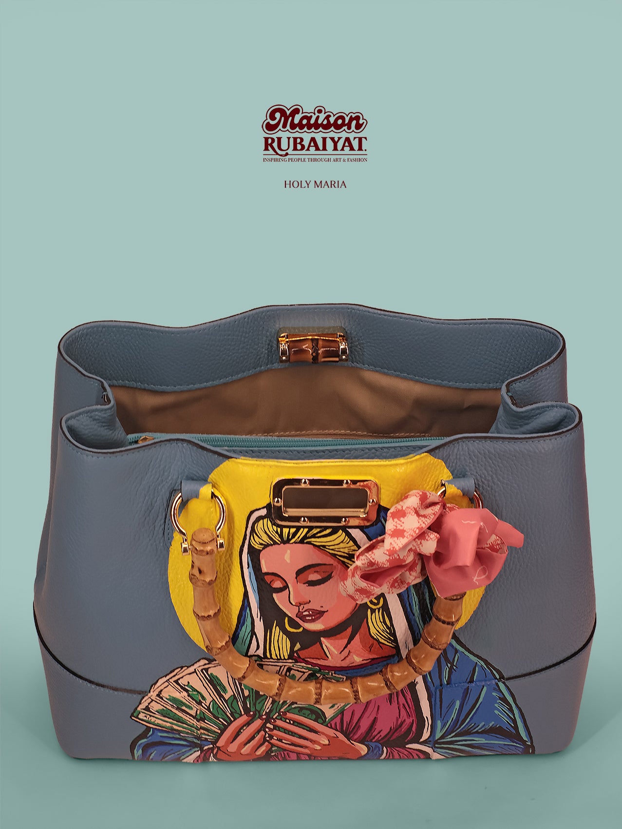 Limited Edition 1/1 - Artbag The Bamboo Chic - 'Holy Maria'