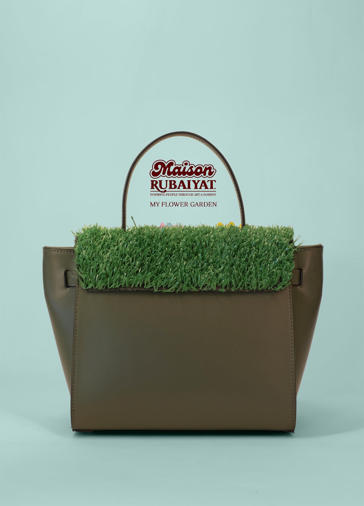 Limited Edition 1/1 - Premium Artbag The Riviera Bag - 'My Flower Garden'