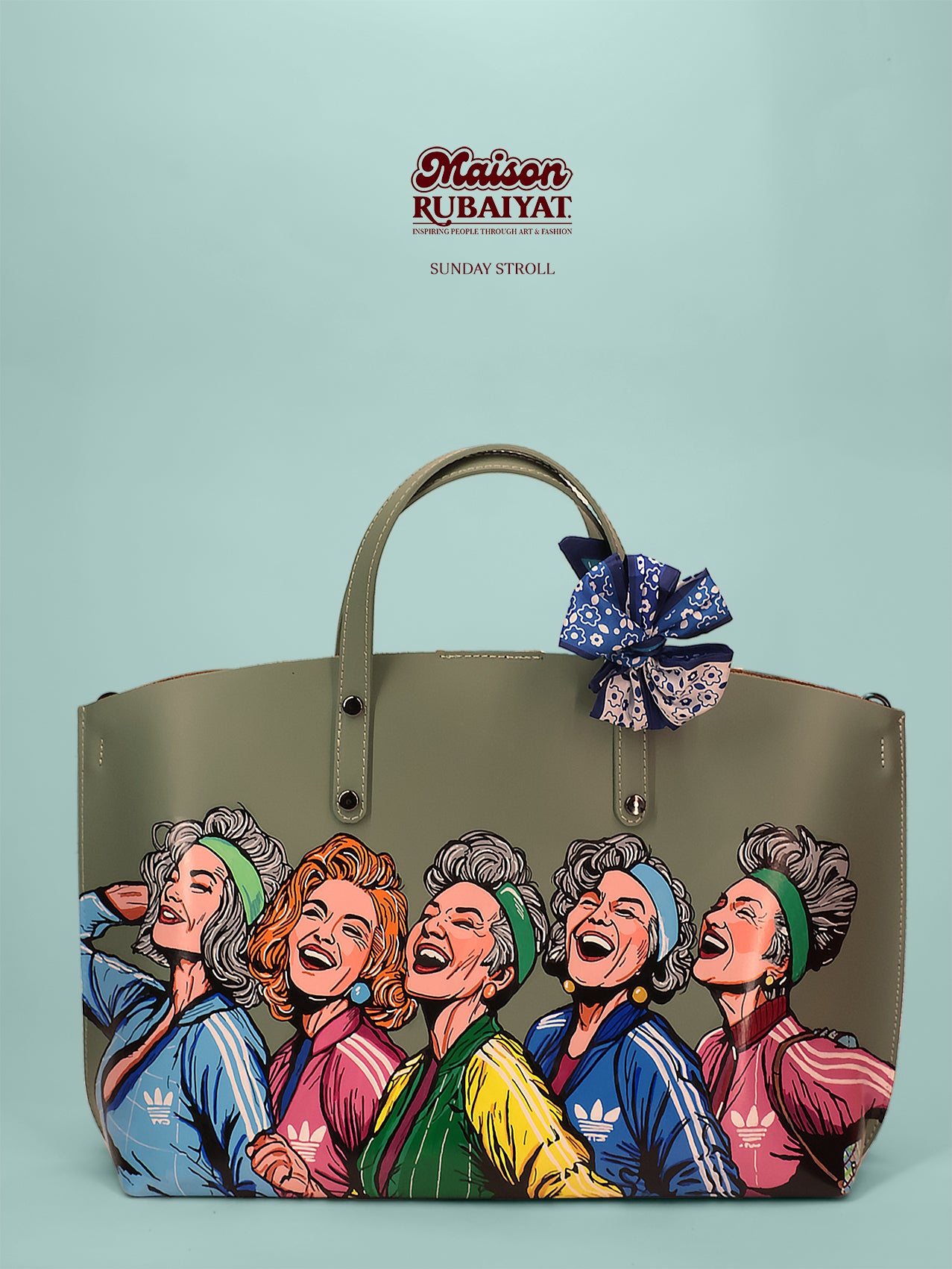 Limited Edition 1/1 - Artbag The Milano Bag - 'Sunday Stroll'