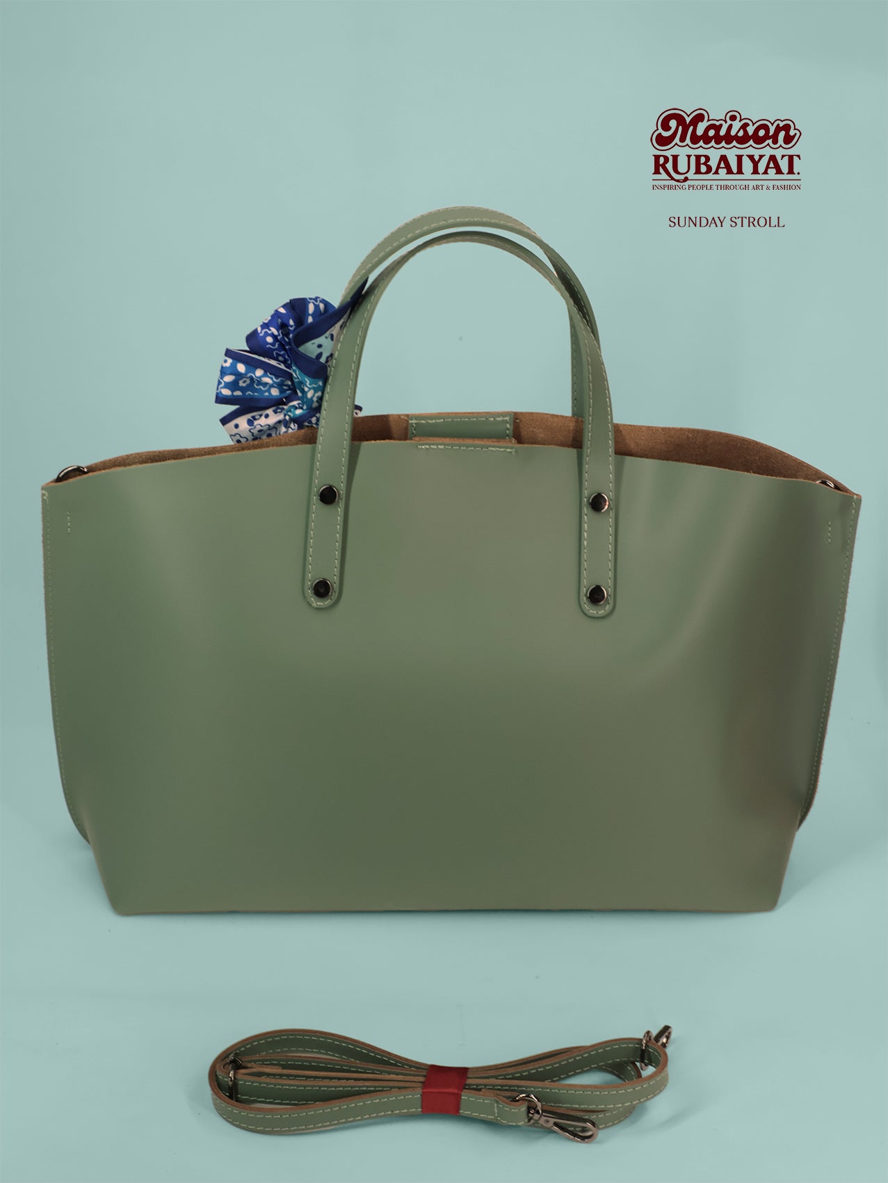 Limited Edition 1/1 - Artbag The Milano Bag - 'Sunday Stroll'