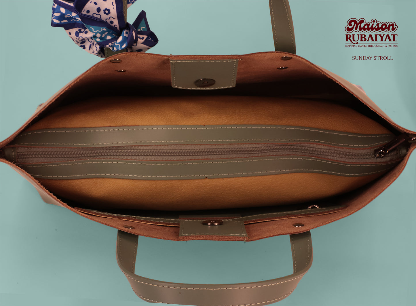 Limited Edition 1/1 - Artbag The Milano Bag - 'Sunday Stroll'