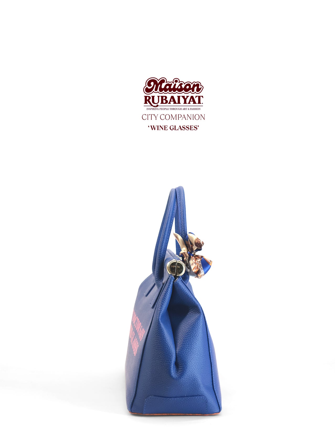 Limited Edition 1/1 - Artbag The City Companion - 'Wine Glasses'