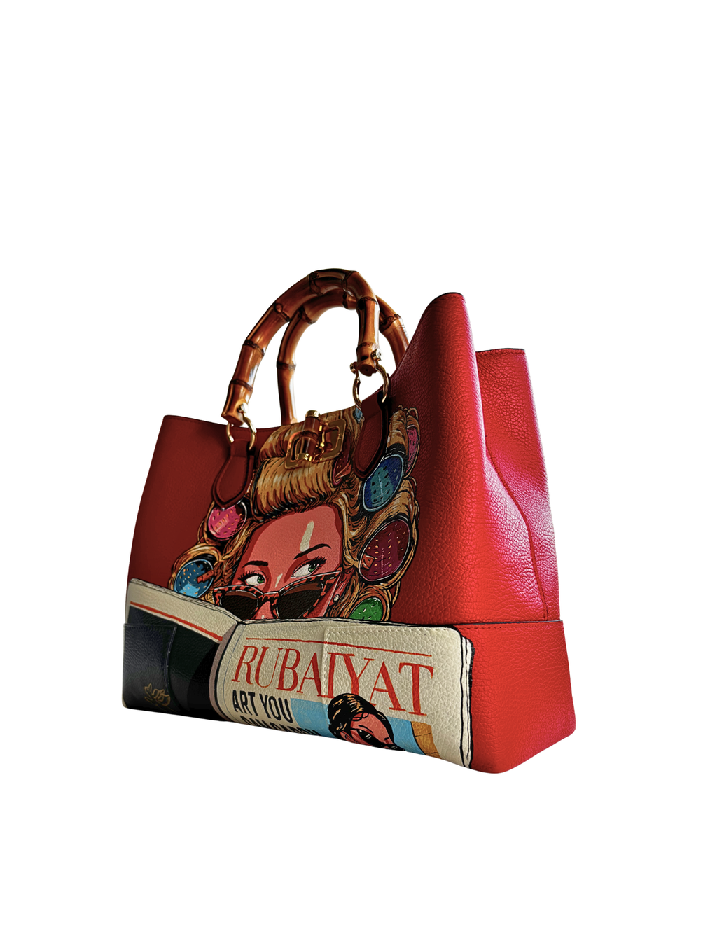 Original Bamboo Chic Bag - 'Billie Rouge'