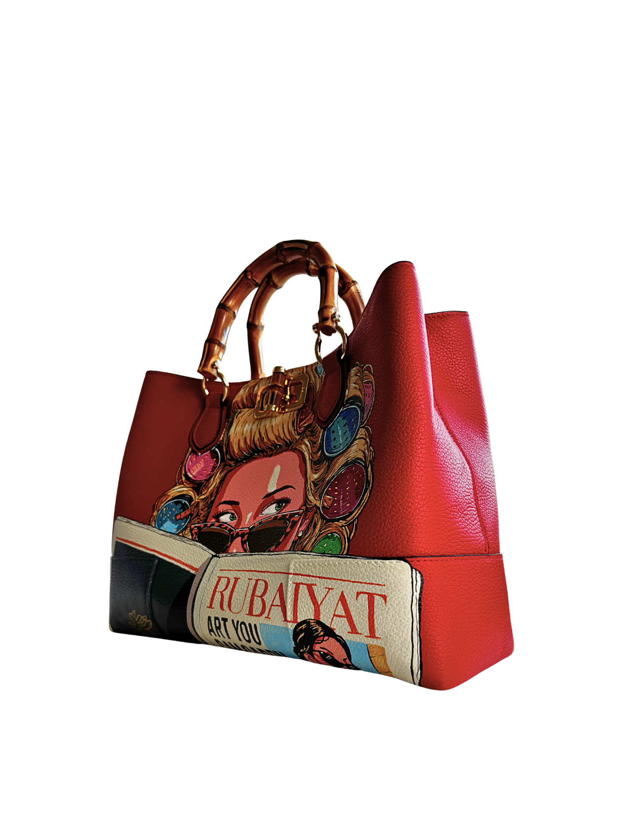 Original Bamboo Chic Bag - 'Billie Rouge'