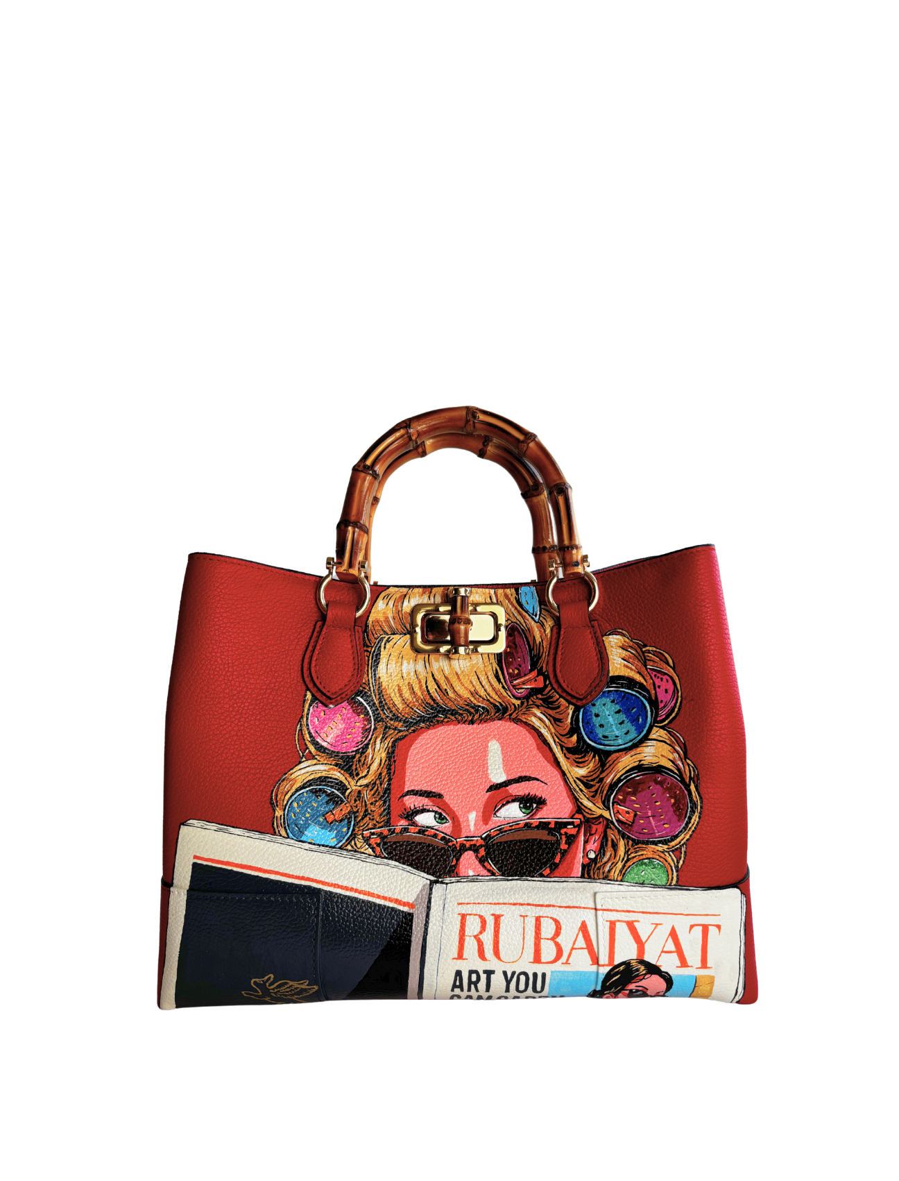 Original Bamboo Chic Bag - 'Billie Rouge'