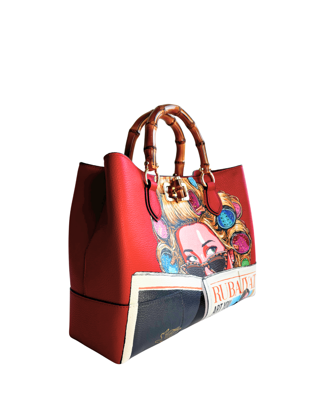 Original Bamboo Chic Bag - 'Billie Rouge'