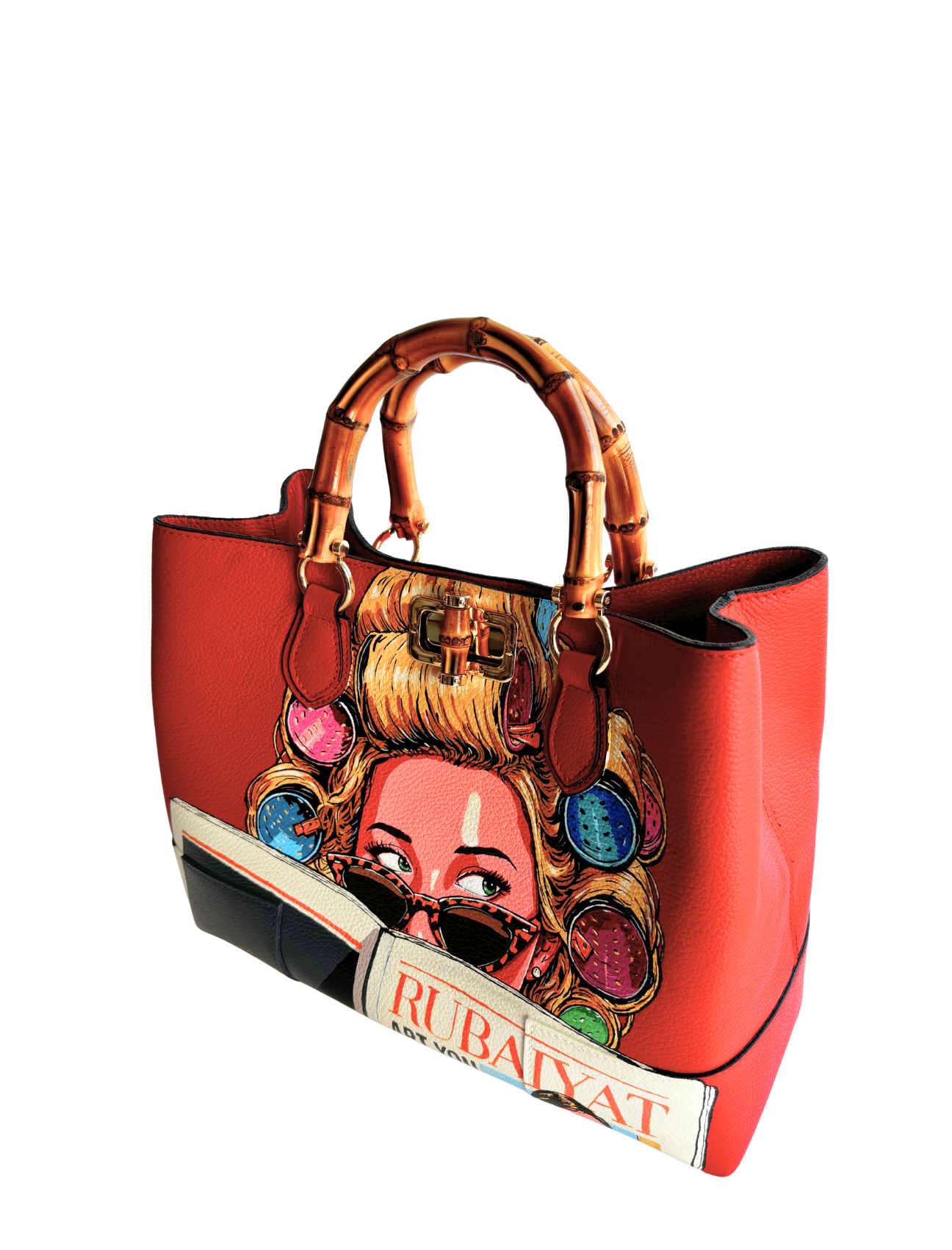 Original Bamboo Chic Bag - 'Billie Rouge'