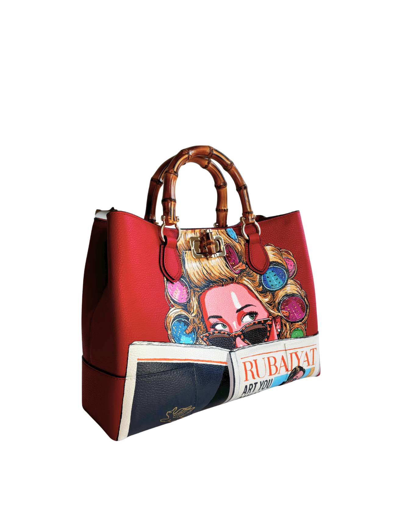 Original Bamboo Chic Bag - 'Billie Rouge'