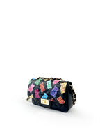 Kiki Small Hand-Painted Leather Flap Shoulder Bag – Candy Bears (W&B)
