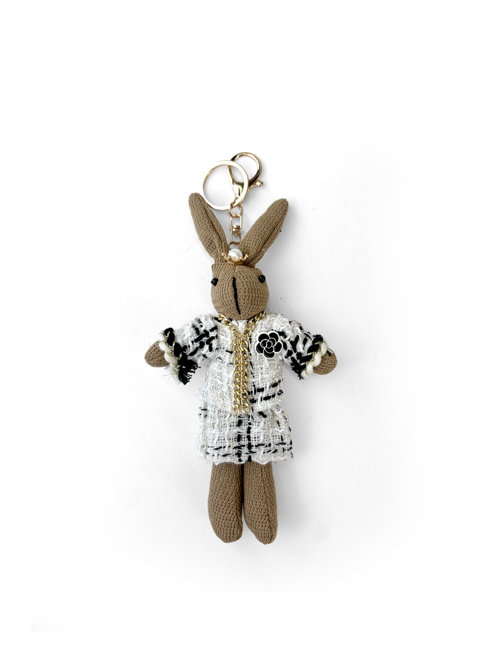 Maison Rubaiyat Bag Charm & Keychain - 'Mrs. Bunny Colette'