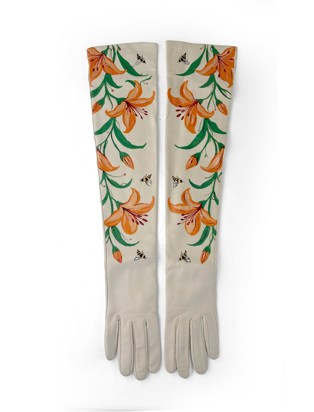 Gants d'art originaux x Ganterie Boon 1884 - 'Lys'