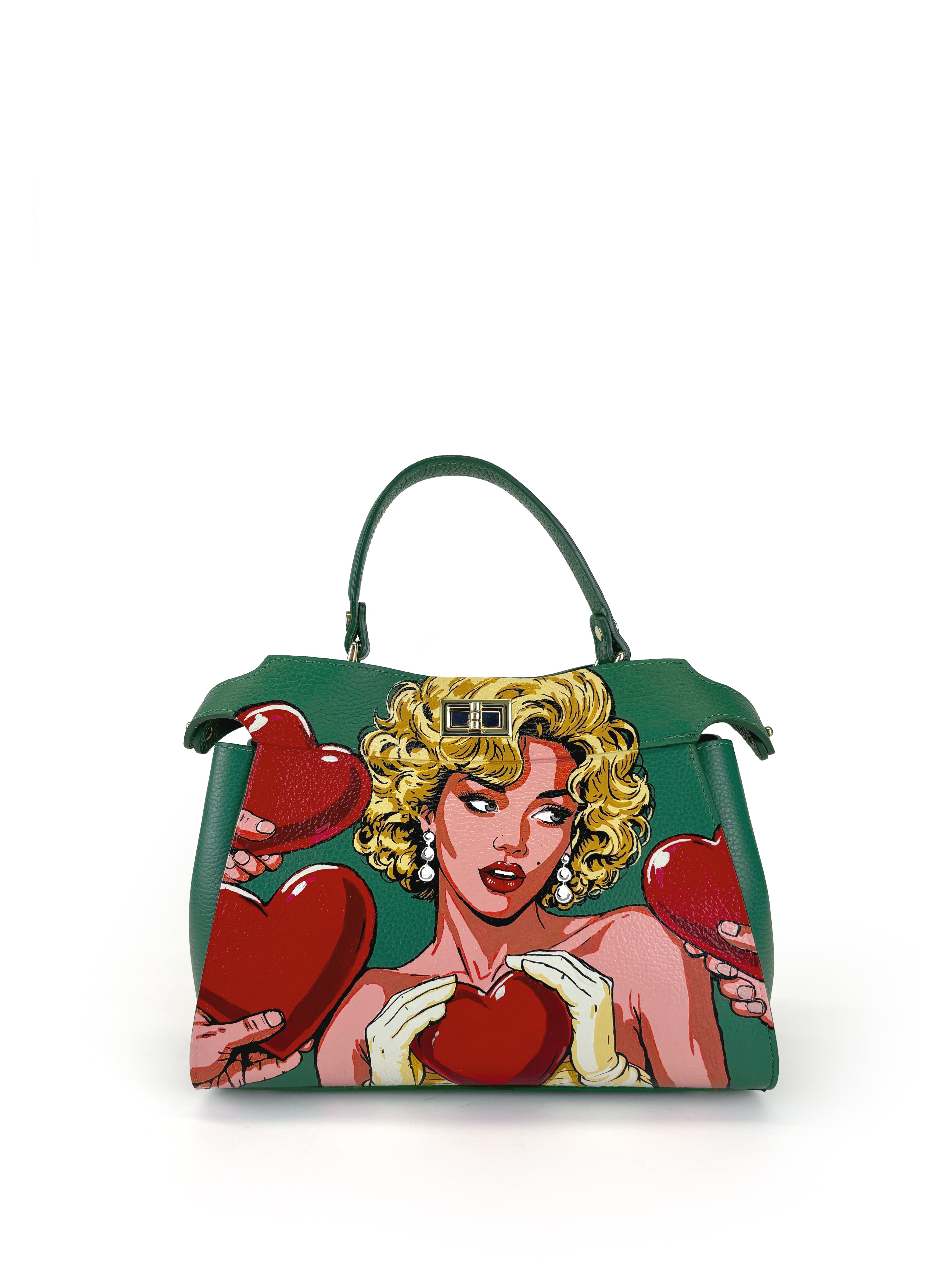 Original Agnes Big Bag - 'My Heart Goes To Marilyn'