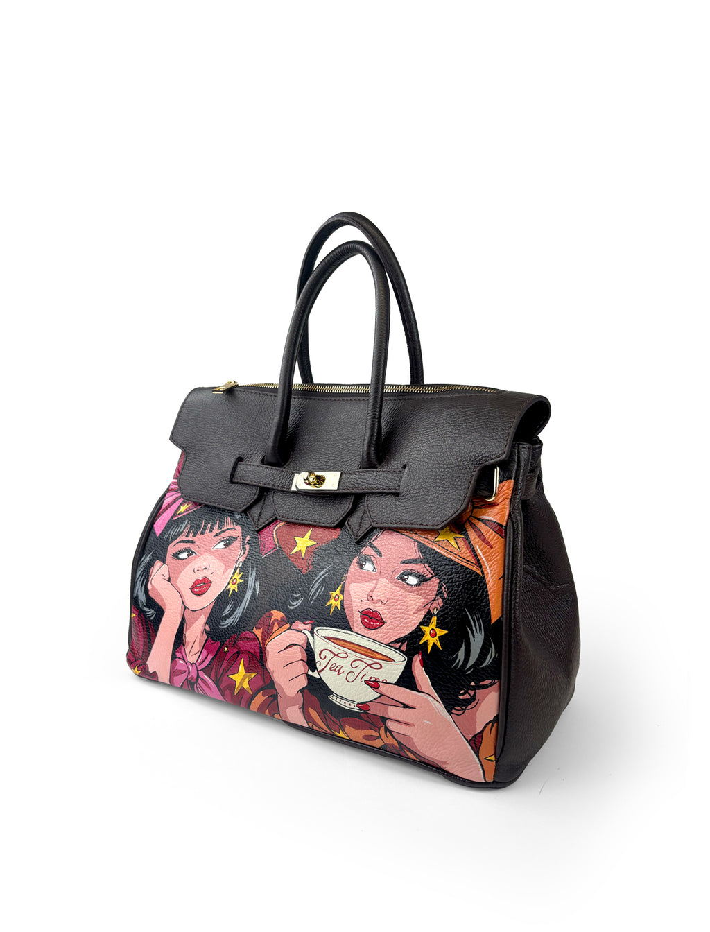 Original Bella  Artbag - Spill the Tea, Witch (W&B)