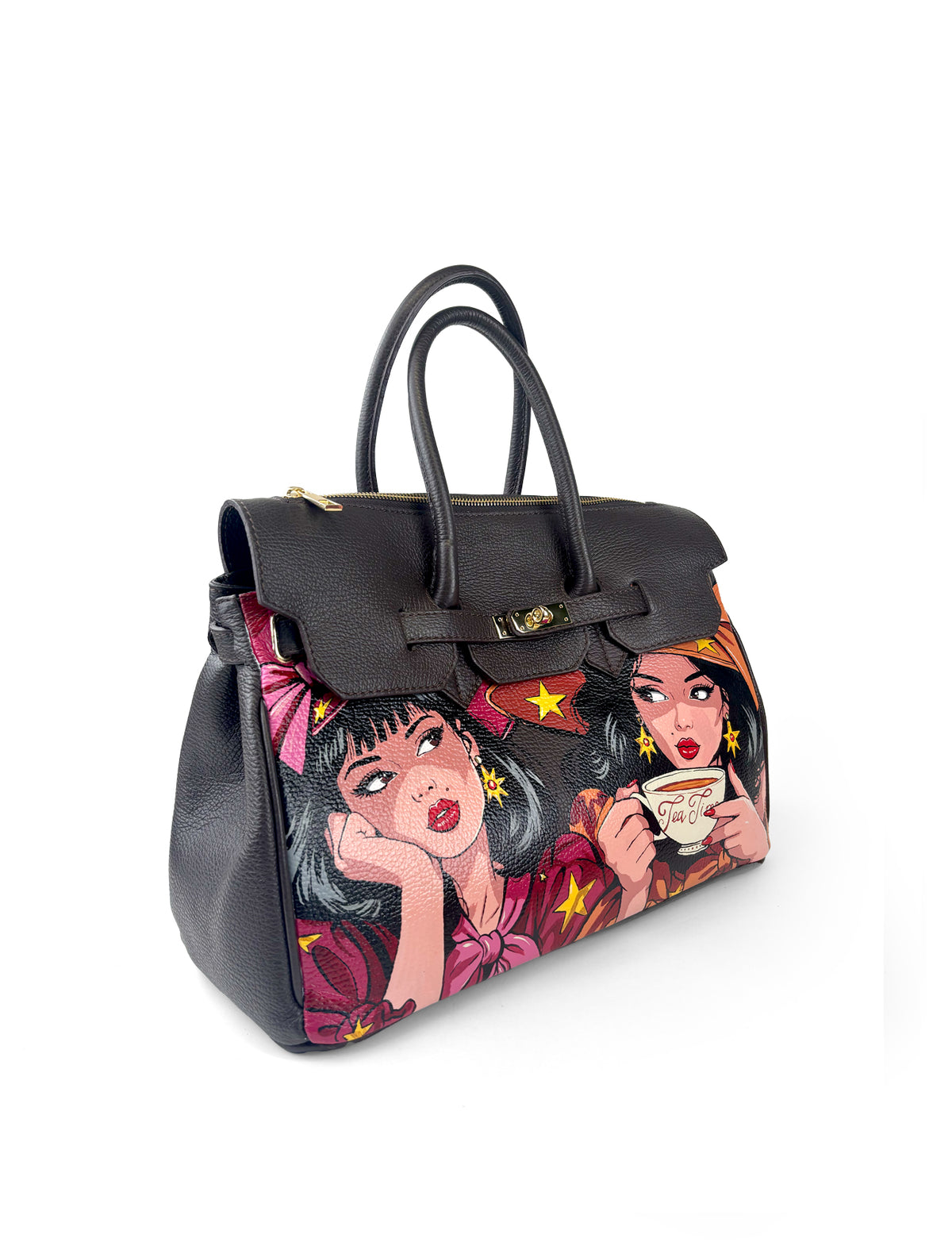 Original Bella  Artbag - Spill the Tea, Witch (W&B)