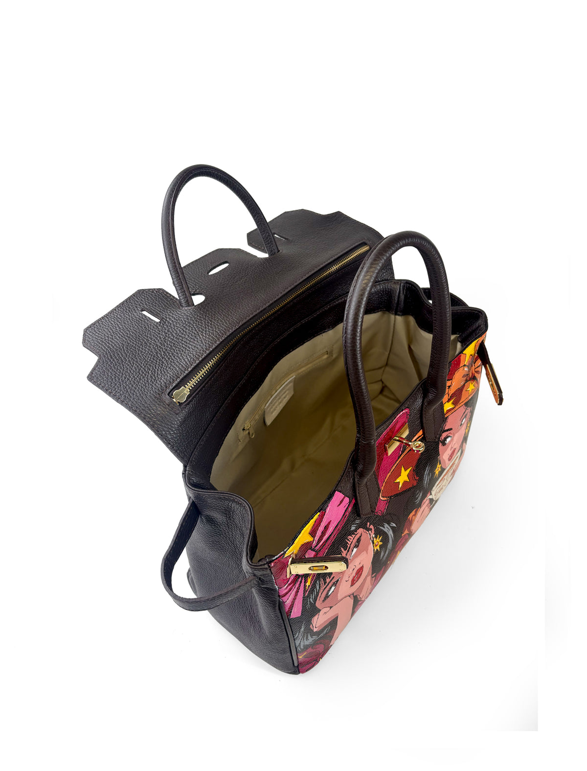 Original Bella  Artbag - Spill the Tea, Witch (W&B)