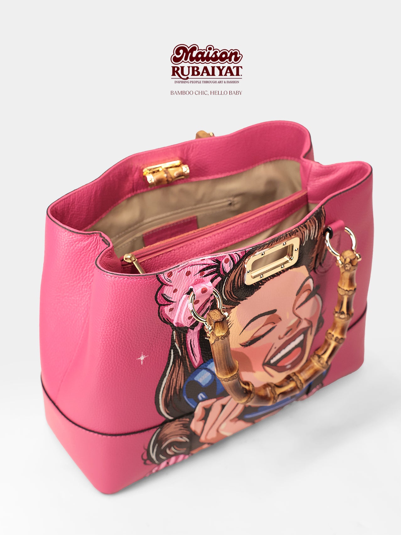 Limited Edition 1/1 - Artbag The Bamboo Chic - 'Hello baby'