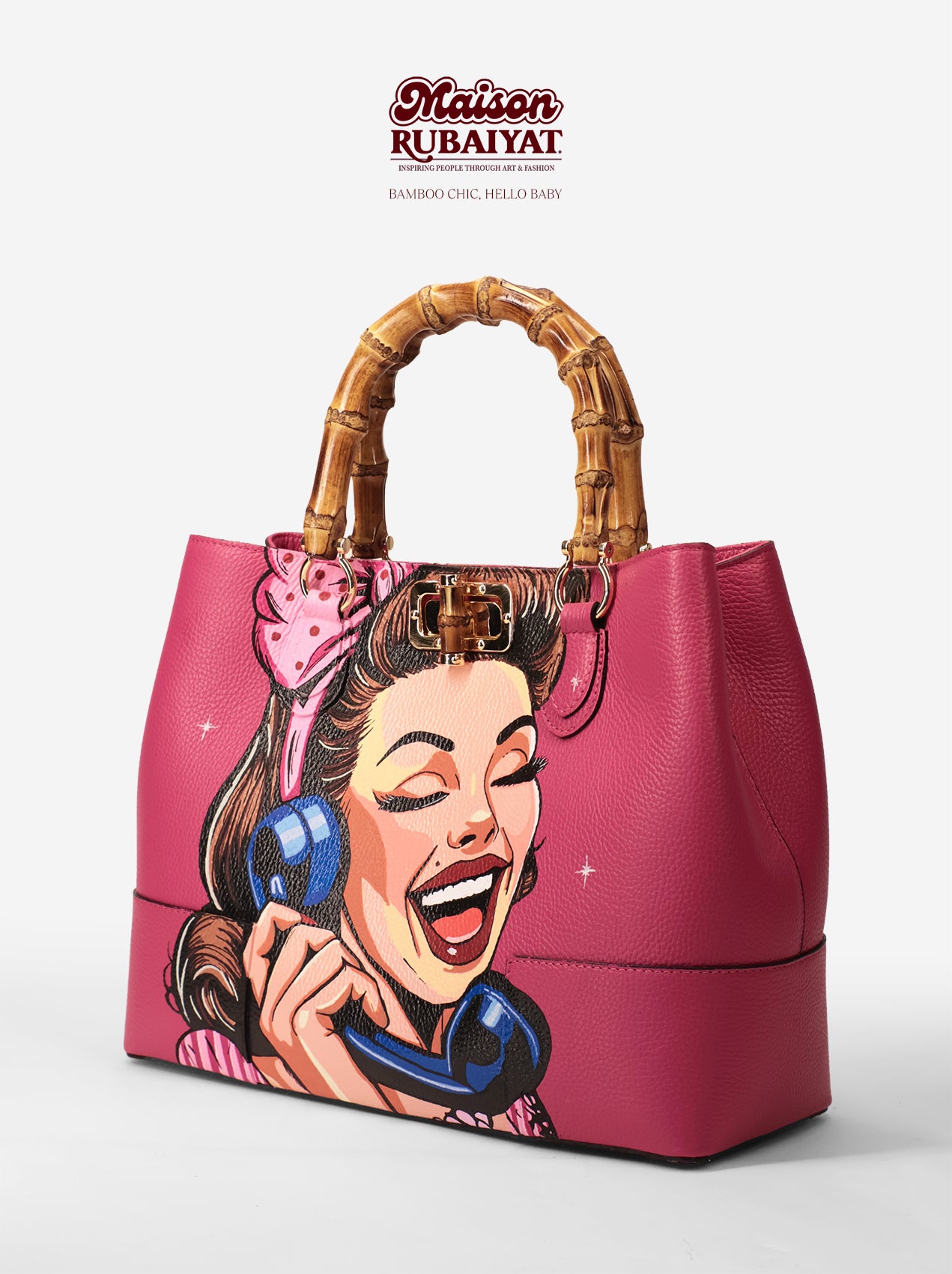 Limited Edition 1/1 - Artbag The Bamboo Chic - 'Hello baby'