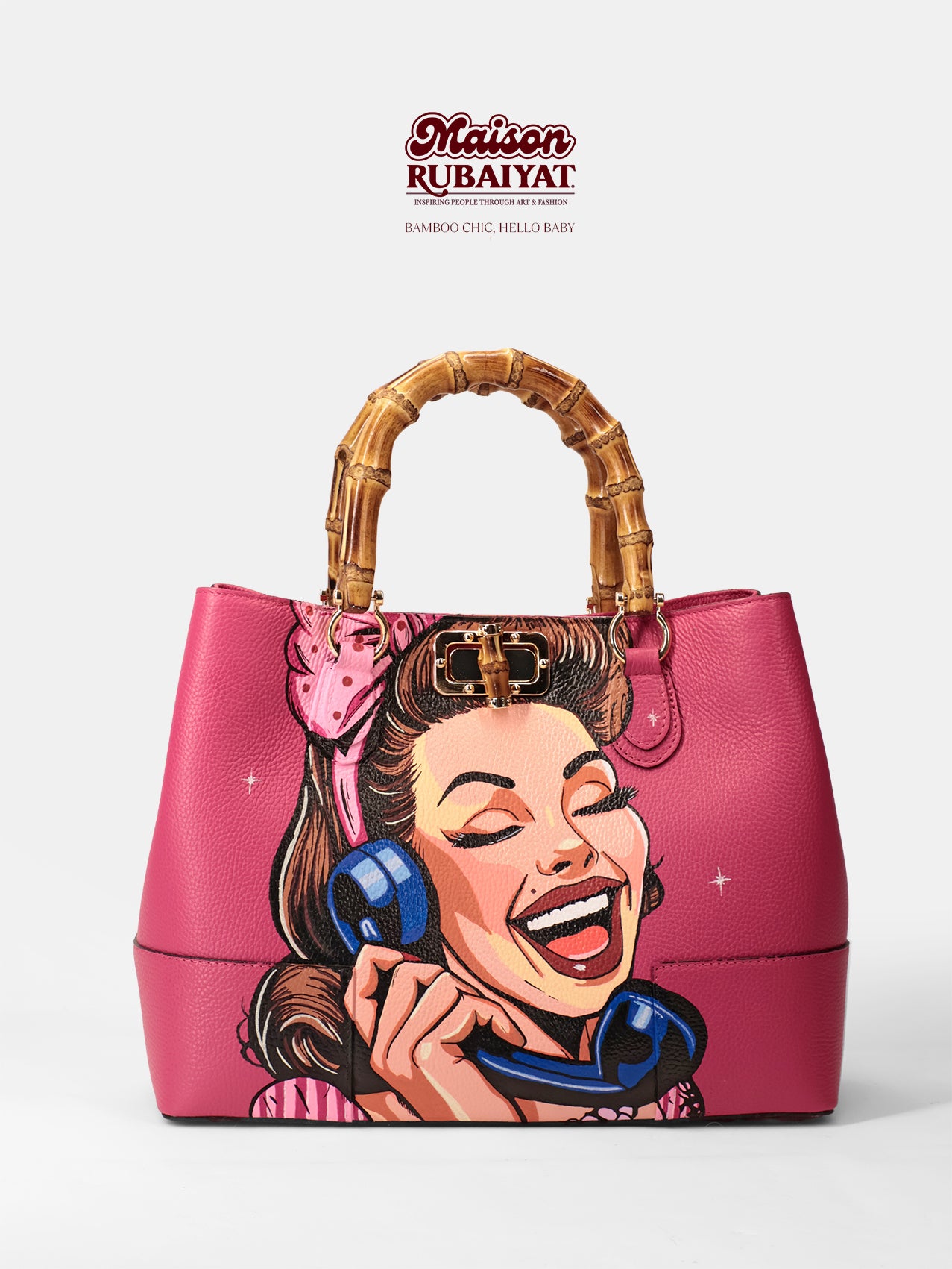 Limited Edition 1/1 - Artbag The Bamboo Chic - 'Hello baby'