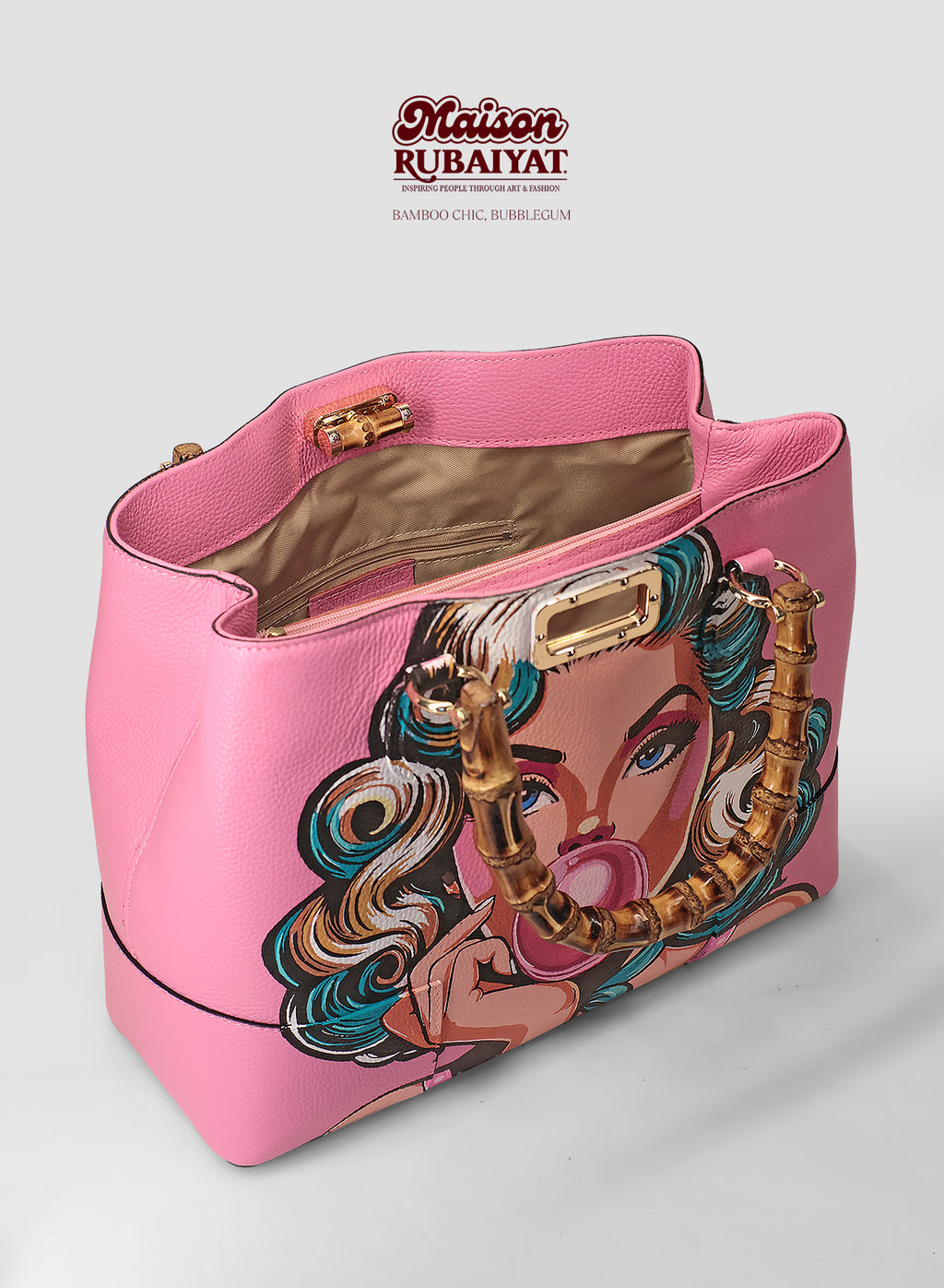 Limitierte Auflage 1/1 - Artbag The Bamboo Chic - 'Bubblegum' 