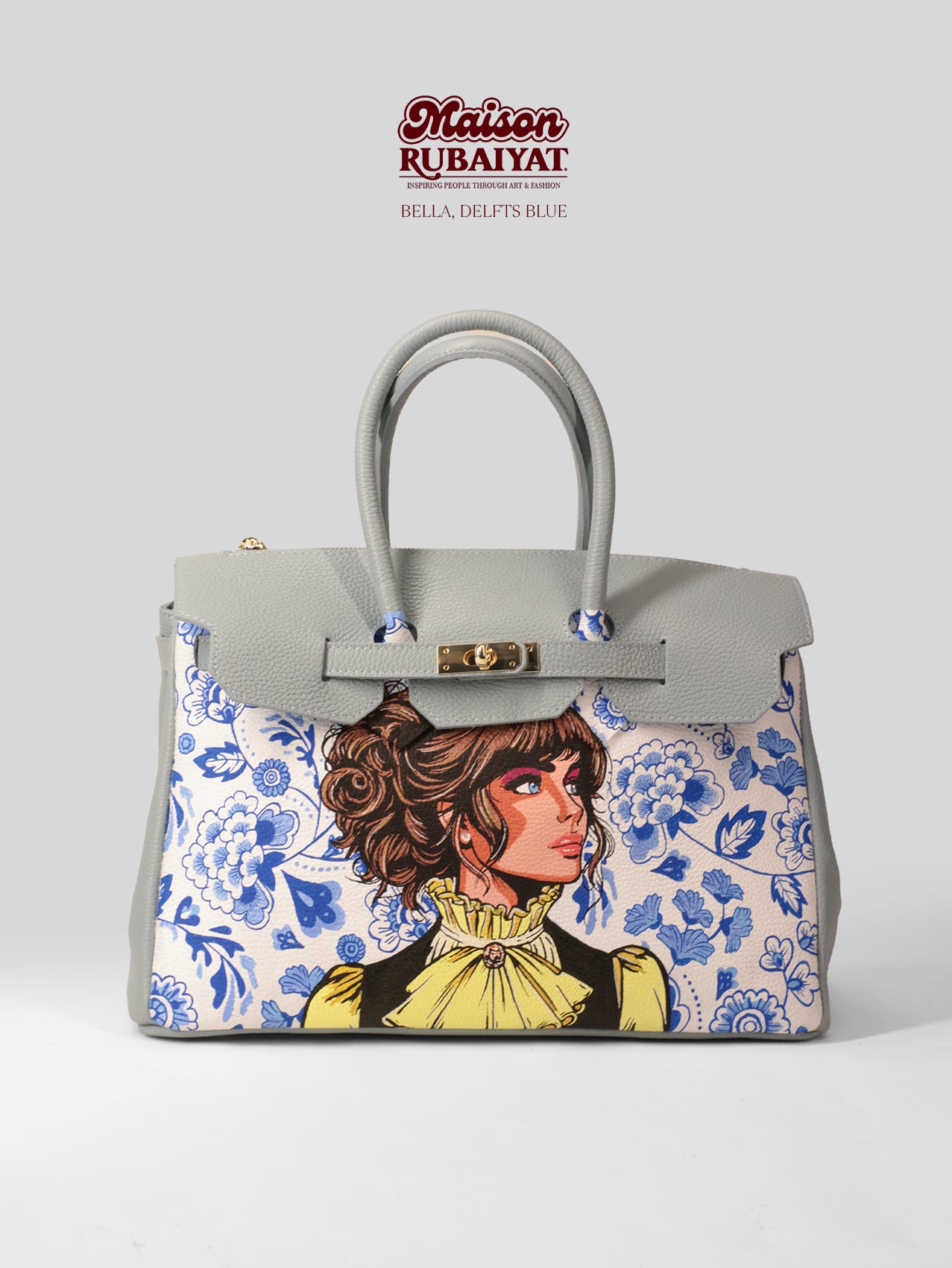 Limited Edition 1/1 - Artbag The Bella - 'Delfts Blue'
