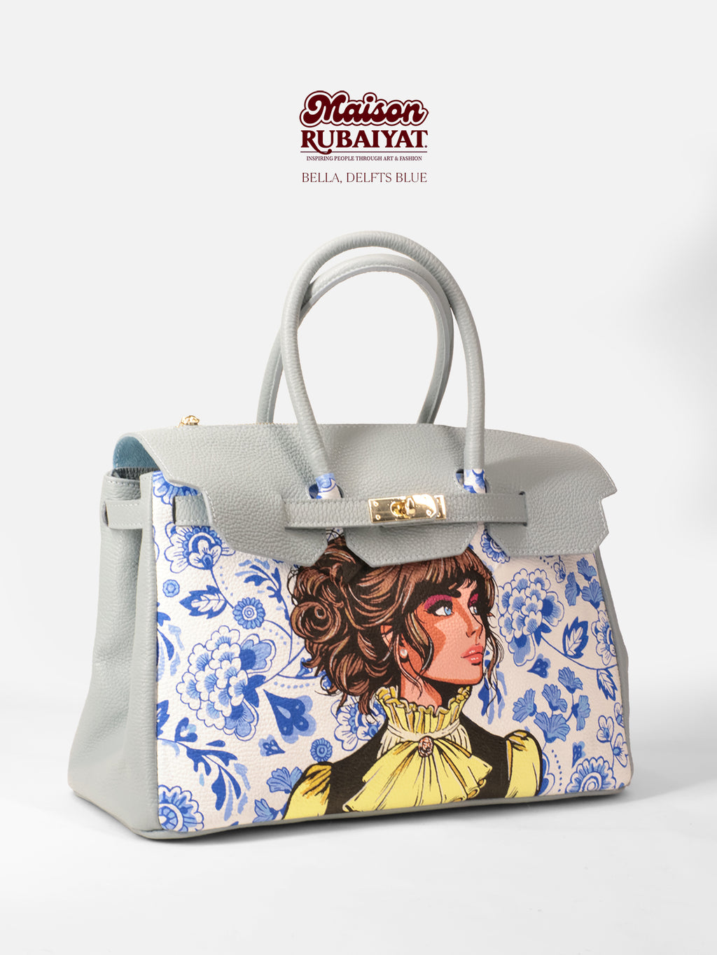 Limited Edition 1/1 - Artbag The Bella - 'Delfts Blue'