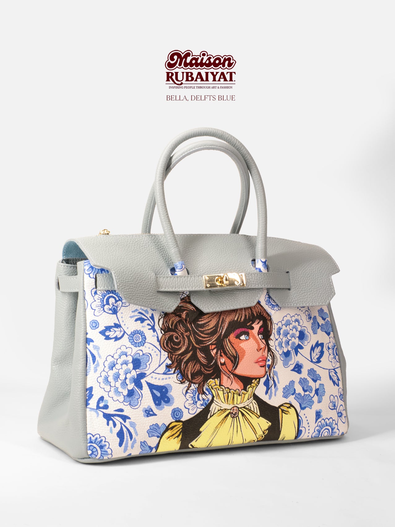 Limited Edition 1/1 - Artbag The Bella - 'Delfts Blue'