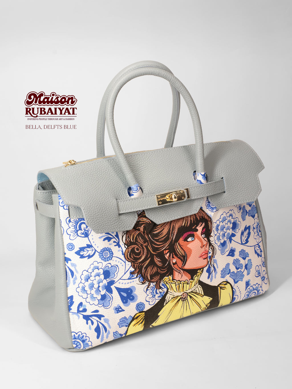 Limited Edition 1/1 - Artbag The Bella - 'Delfts Blue'