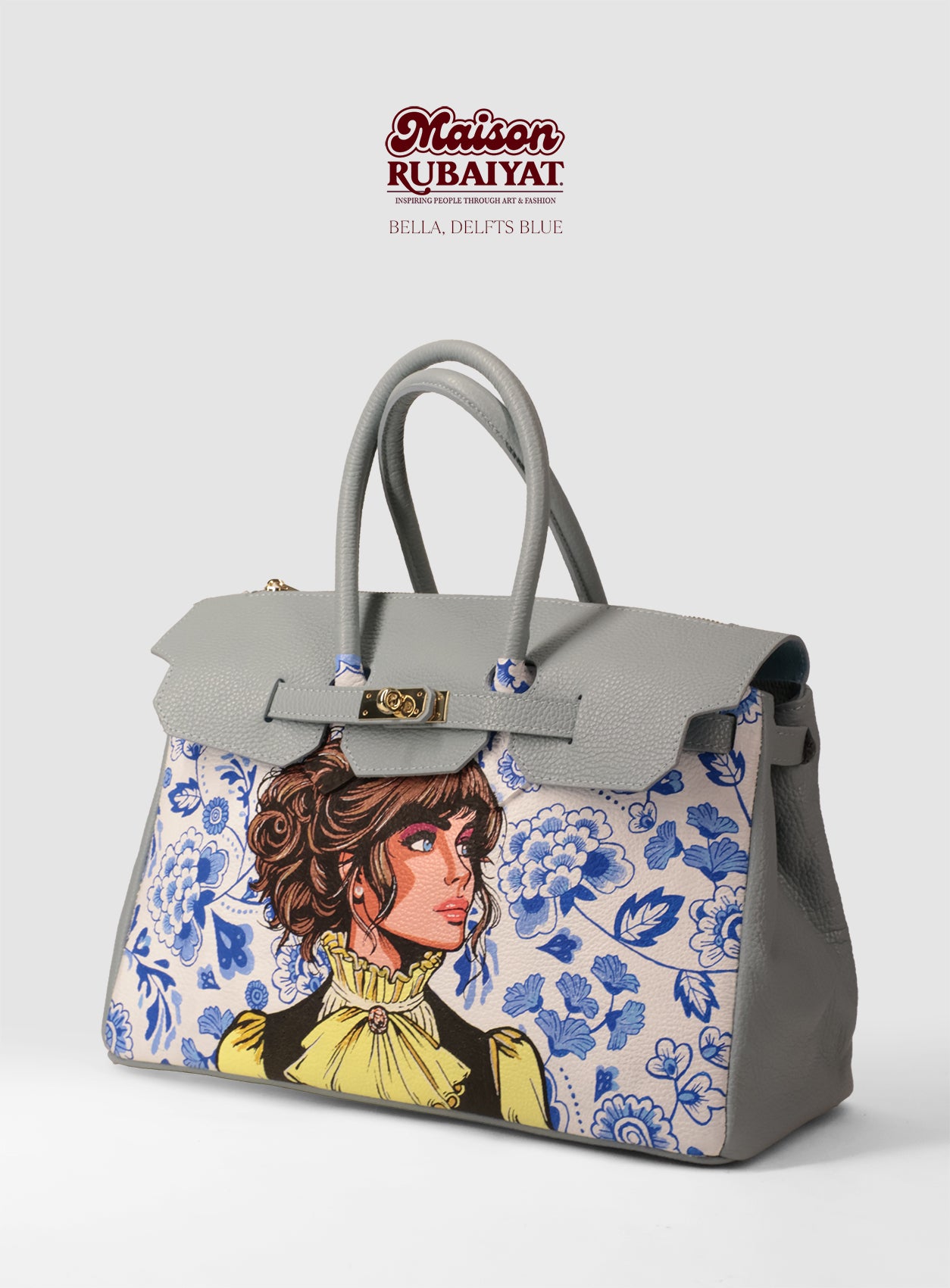 Limited Edition 1/1 - Artbag The Bella - 'Delfts Blue'
