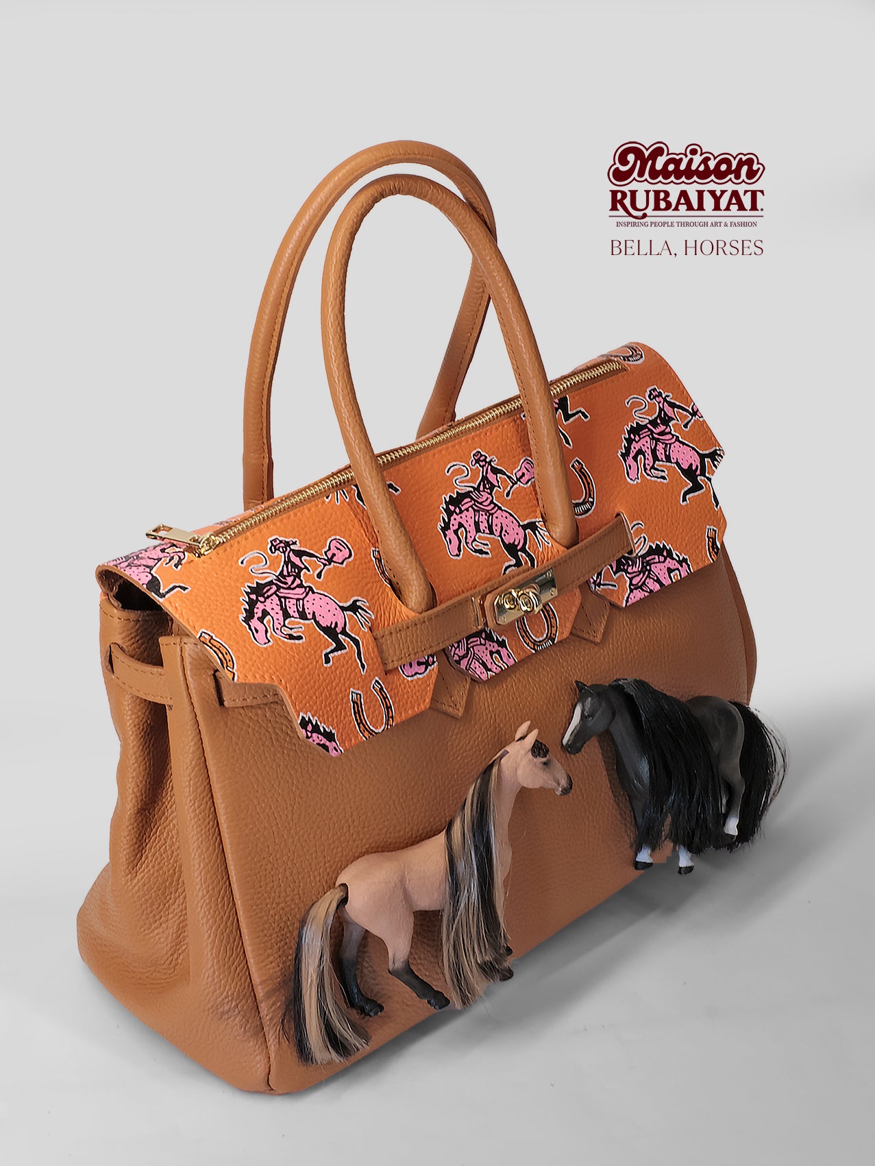 Limited Edition 1/1 - Artbag The Bella - 'Horses'