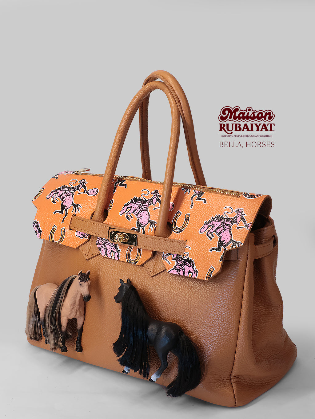 Limited Edition 1/1 - Artbag The Bella - 'Horses'