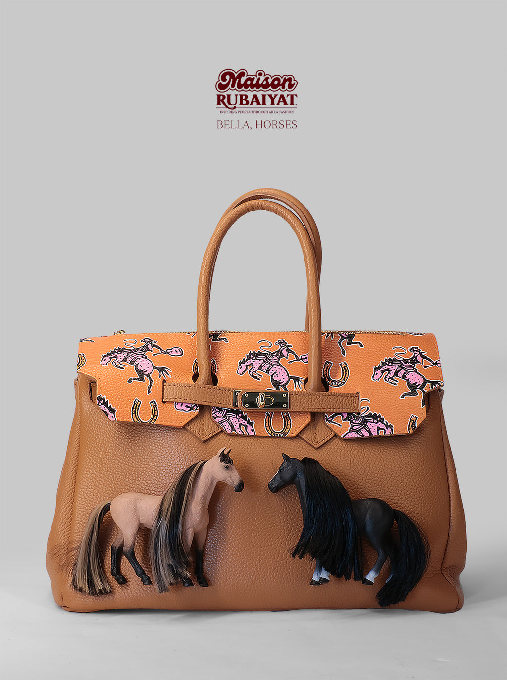 Limited Edition 1/1 - Artbag The Bella - 'Horses'