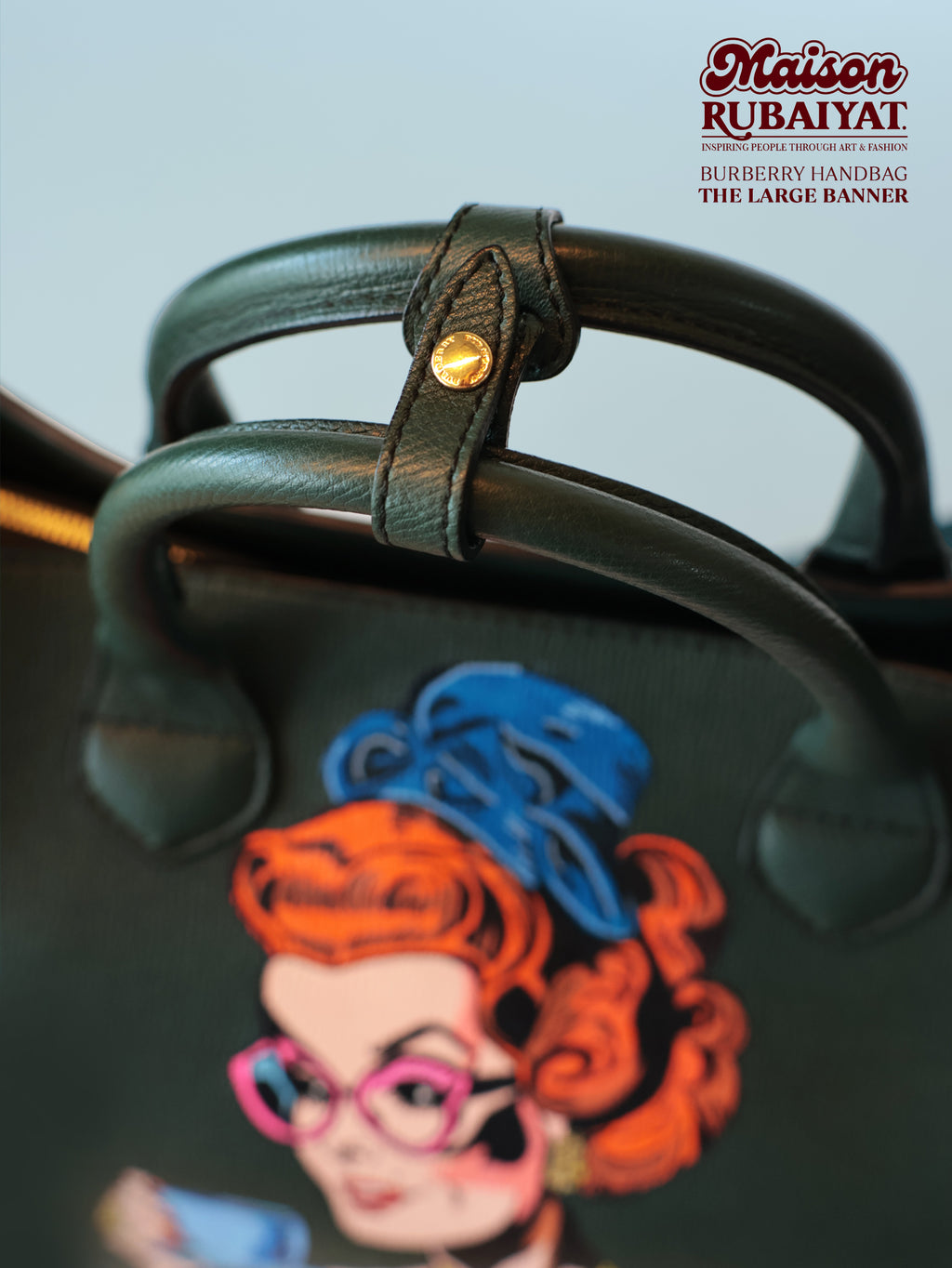 Limited Edition Burberry Shopper met Handgeschilderd Design – Exclusieve Eyecatcher