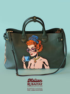 Limited Edition Burberry Shopper met Handgeschilderd Design – Exclusieve Eyecatcher