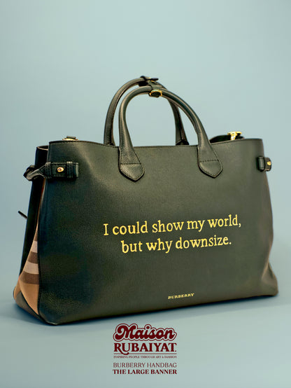 Limited Edition Burberry Shopper met Handgeschilderd Design – Exclusieve Eyecatcher
