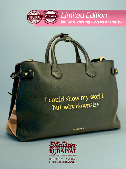 Limited Edition Burberry Shopper met Handgeschilderd Design – Exclusieve Eyecatcher