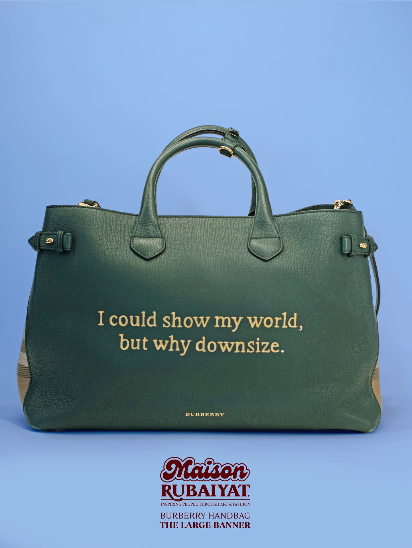 Limited Edition Burberry Shopper met Handgeschilderd Design – Exclusieve Eyecatcher